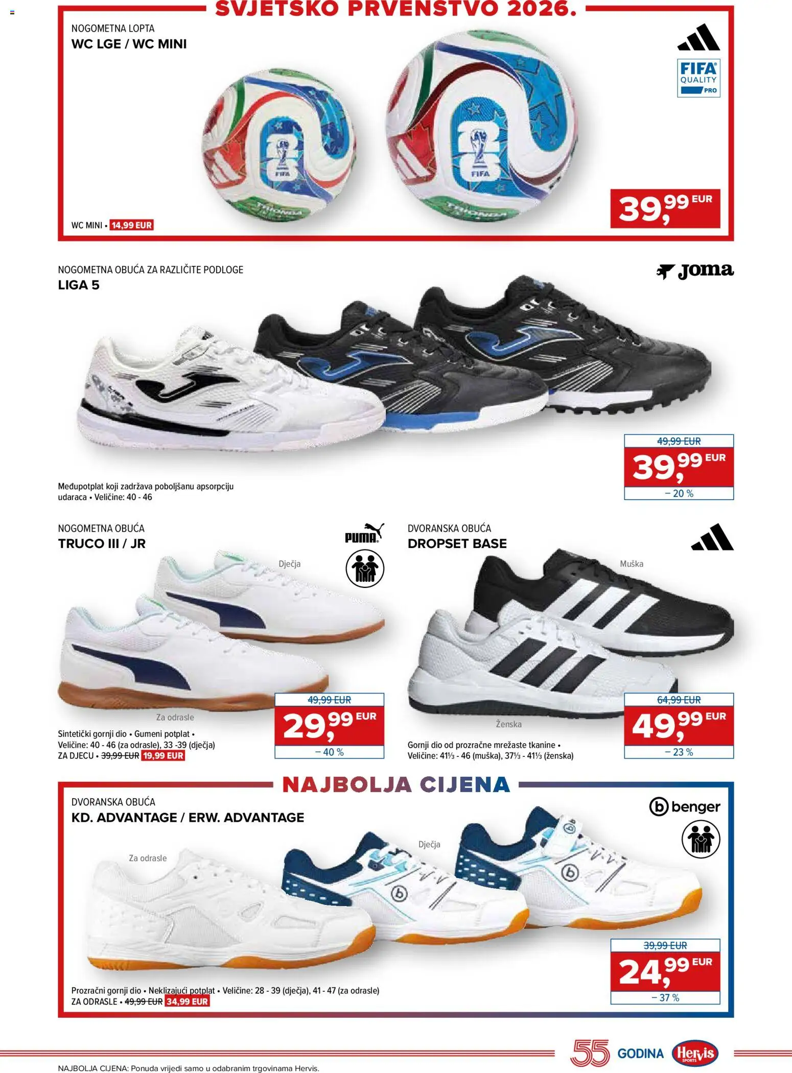 Hervis katalog | vrijedi od 12.11.2025 | Stranica: 11 | Proizvodi: Lopta