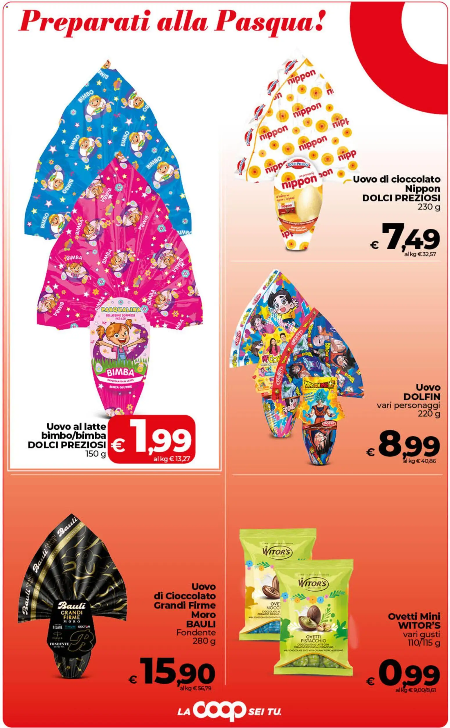 Volantino COOP del 17.03.2026 | Pagina: 5 | Prodotti: Cioccolato, Riso, Latte