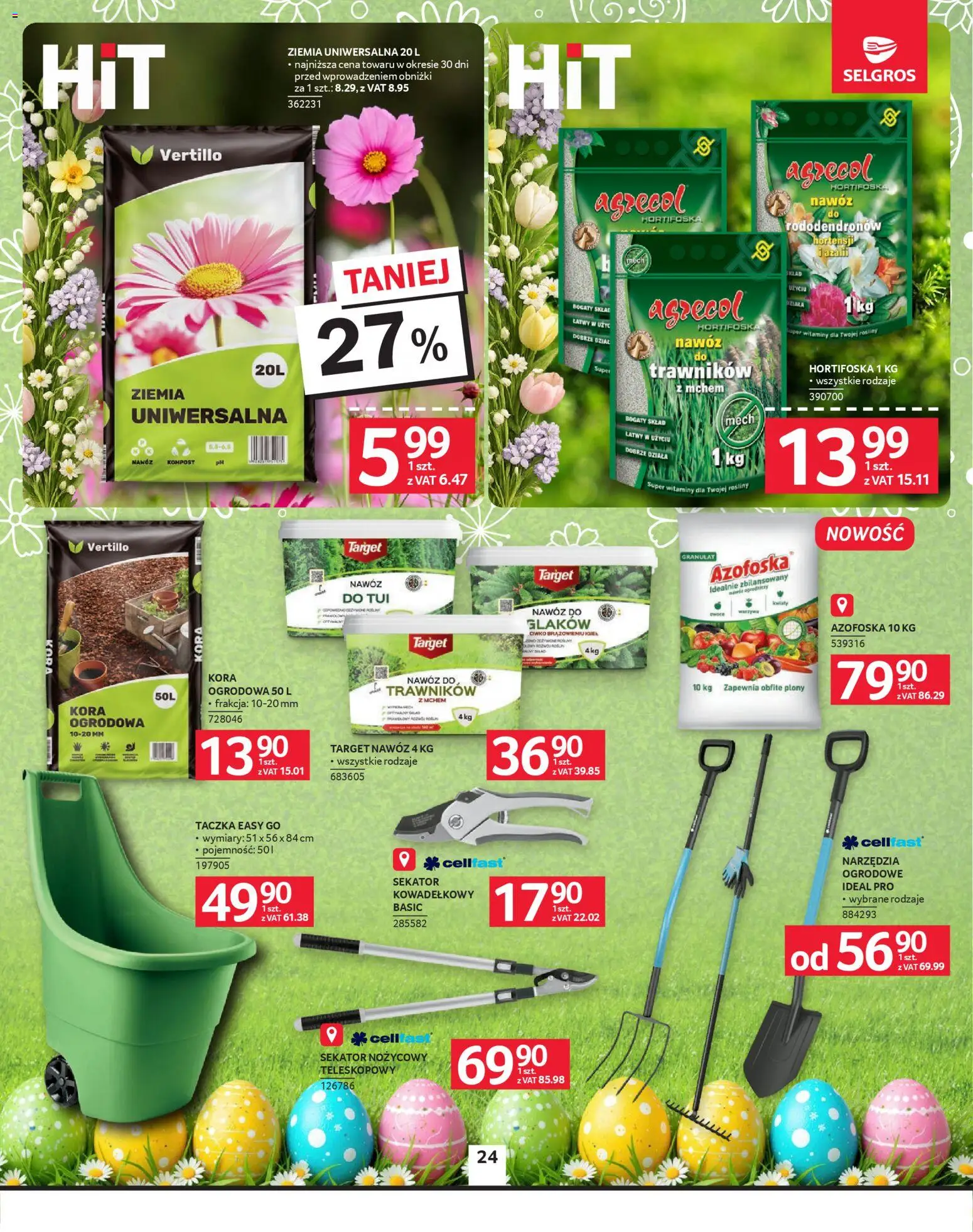 Selgros cash&carry gazetka - Oferta przemysłowa od 26.03.2026 | Strona: 26 | Produkty: Ziemia uniwersalna, Sekator, Ziemia, Rosliny