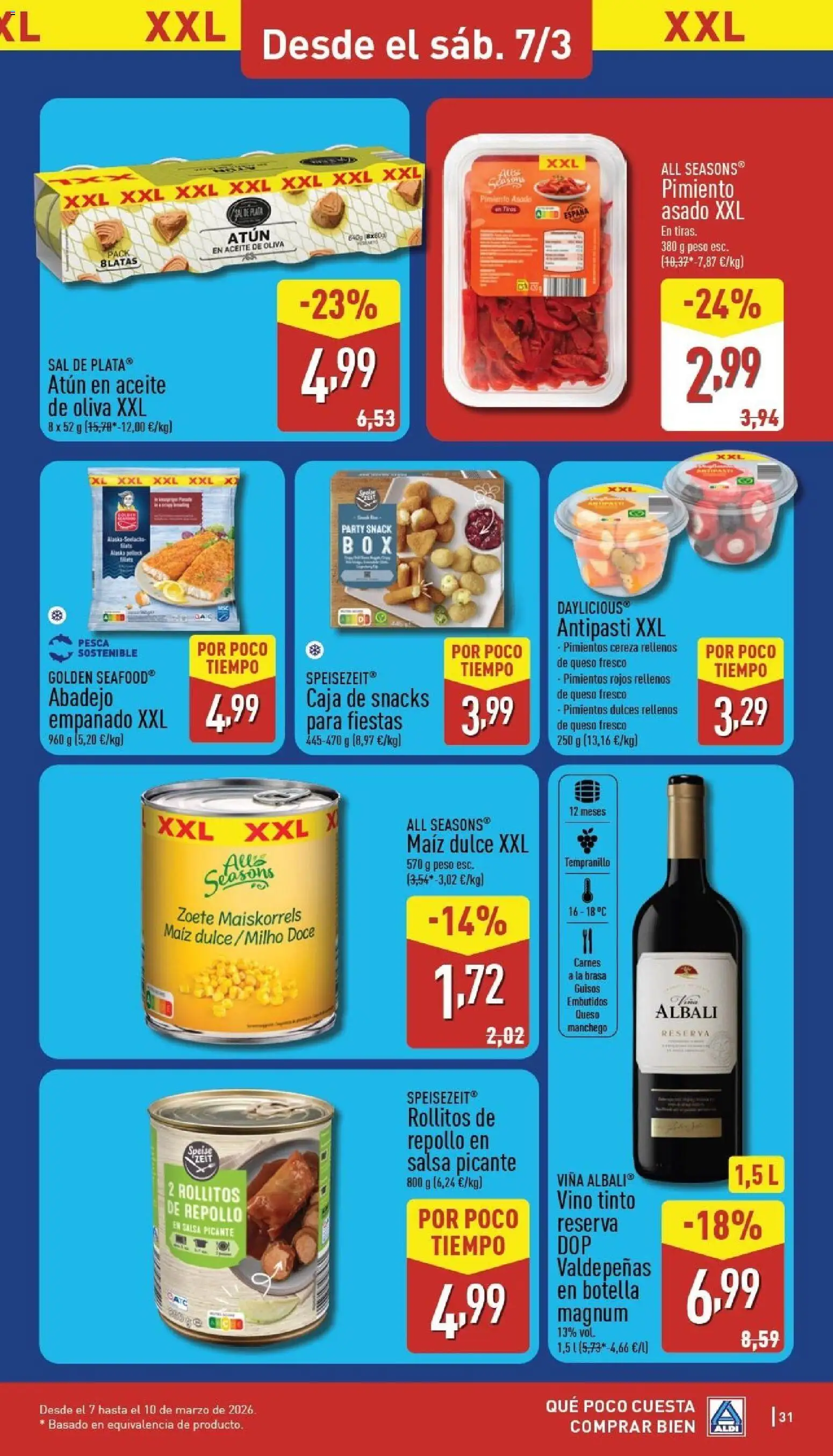 Aldi folleto Baleares │ válido desde el 02.03.2026 | Página: 31 | Productos: Queso, Aceite, Νυχτικό, Peso