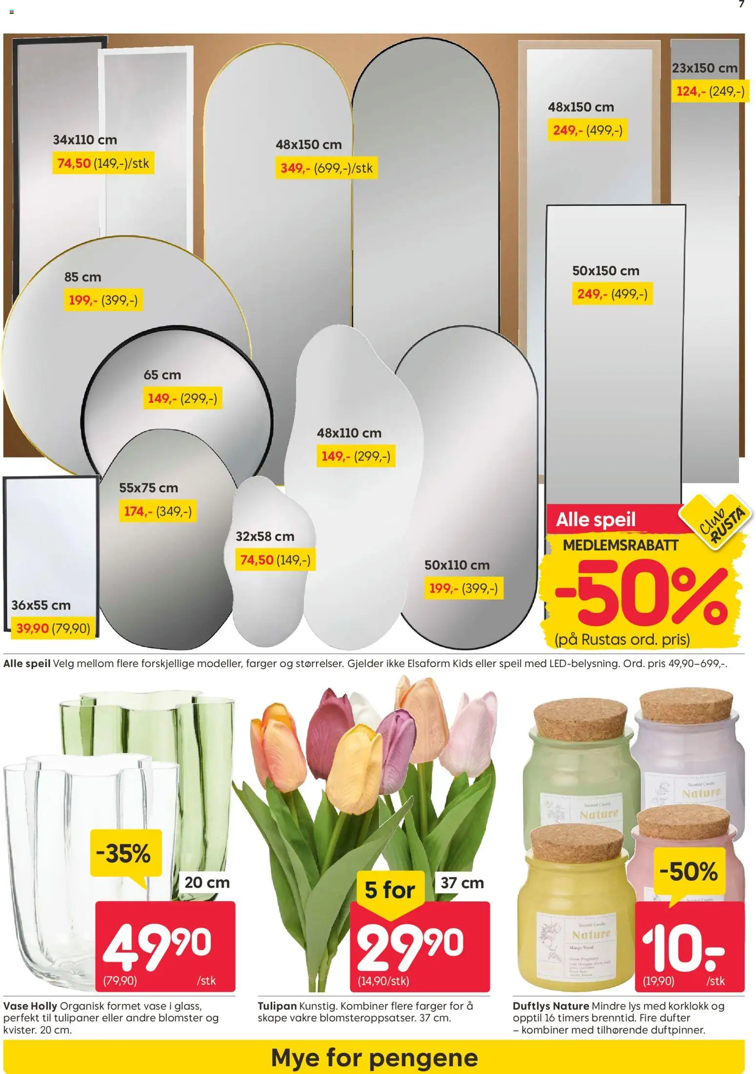 {H1} | Side: 7 | Produkter: Fyldt pasta, Mango, Speil, Vase