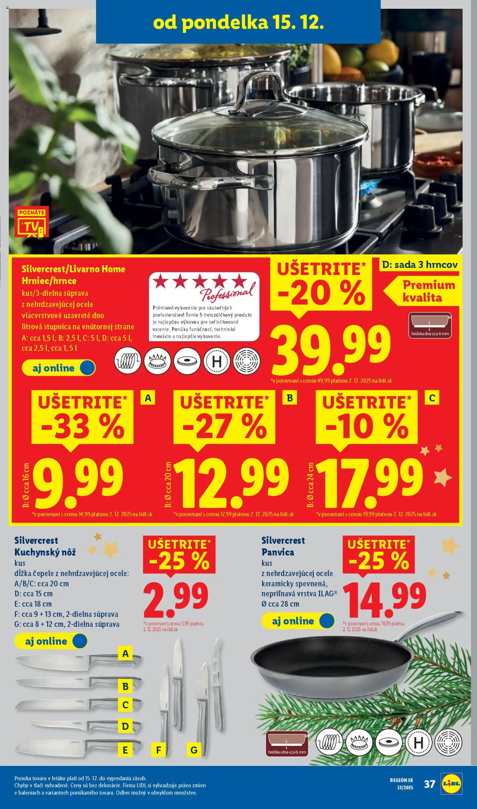 Nové Lidl akcie – leták je platný od 18.12.2025 | Strana: 89 | Produkty: Panvica