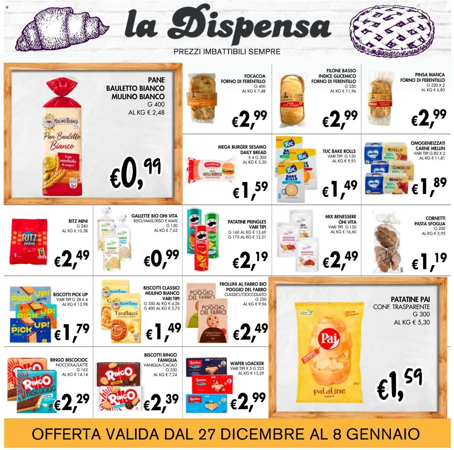 Volantino Coal del 27.12.2025 | Pagina: 15 | Prodotti: Riso, Patatine, Forno, Frollini