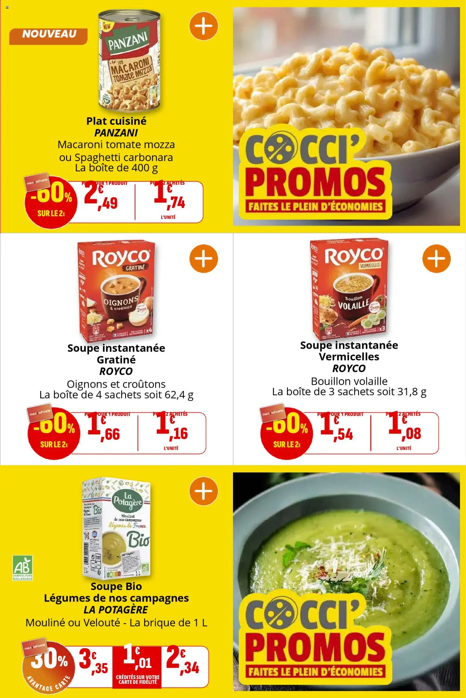 {H1} | Page: 24 | Produits: Soupe, Spaghetti, Volaille, Oignons