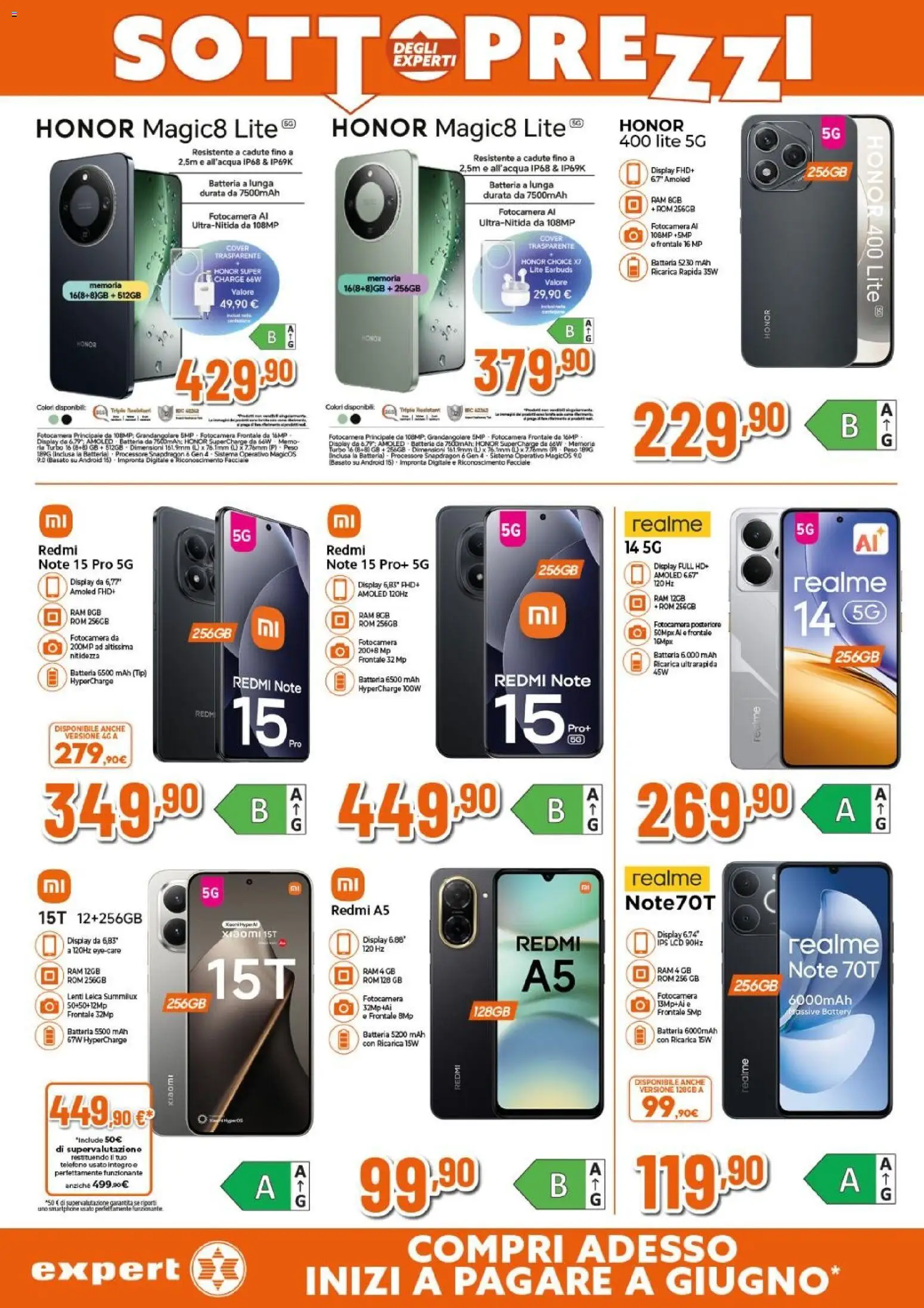 Volantino Expert del 26.02.2026 | Pagina: 3 | Prodotti: Telefono, Smartphone, Fotocamera, Batteria
