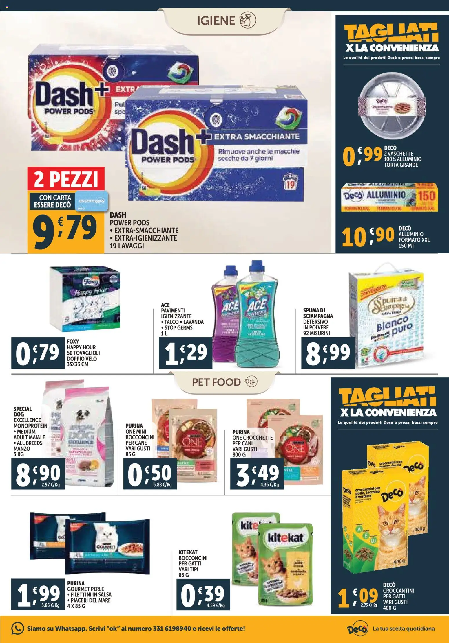 Volantino Decò del 20.11.2025 | Pagina: 19 | Prodotti: Verdure, Salsa, Tacchino, Alluminio