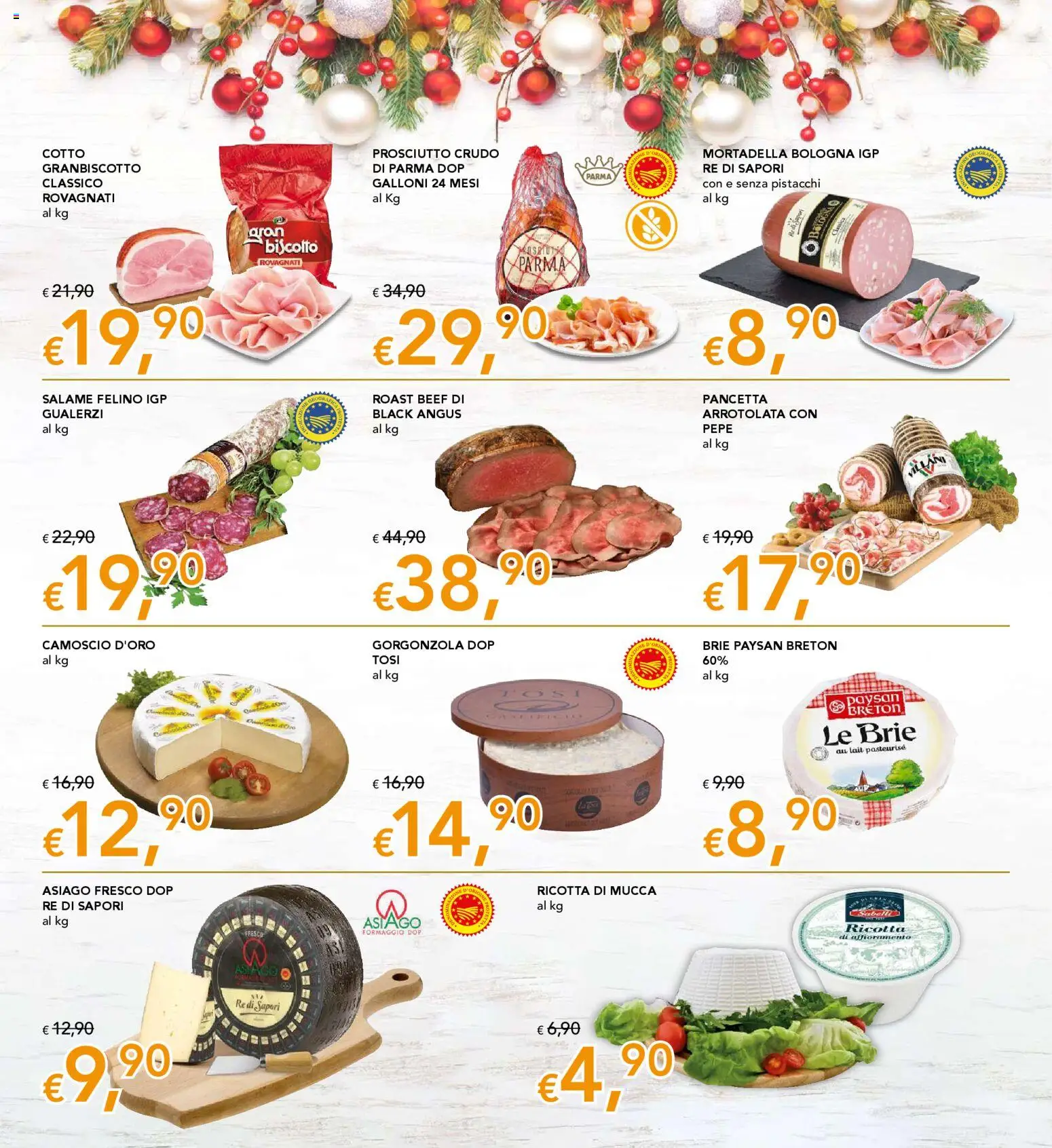 Volantino Migross del 18.12.2025 | Pagina: 4 | Prodotti: Salame, Prosciutto, Mortadella, Ricotta