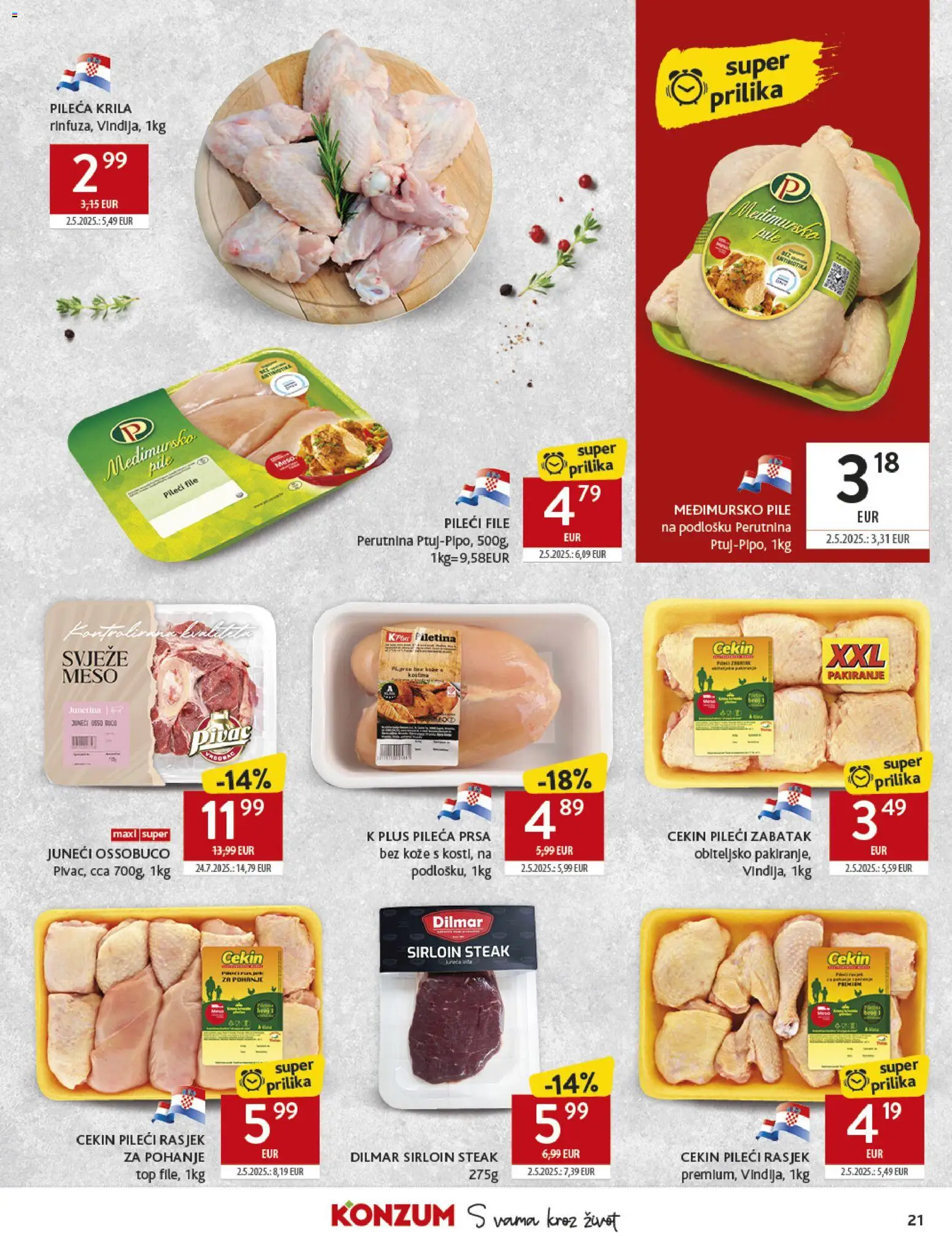 Konzum HR akciós ujság - amely érvényes a következő dátumtól: 29.10.2025 | Oldal: 21
