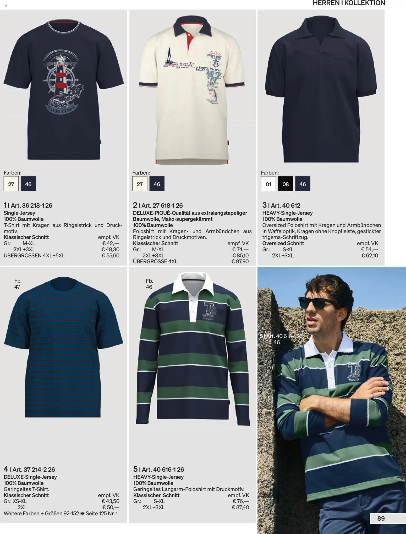 Trigema Prospekt – gültig ab 01.02.2026 | Seite: 89 | Produkte: Poloshirt