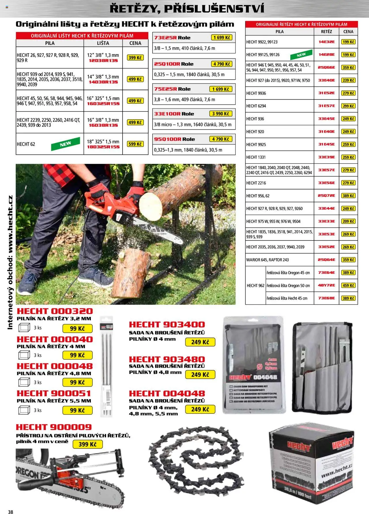Hecht katalog - Jaro-léto 2025 od 22.04.2025 | Strana: 38 | Produkty: Hecht, Pila, File