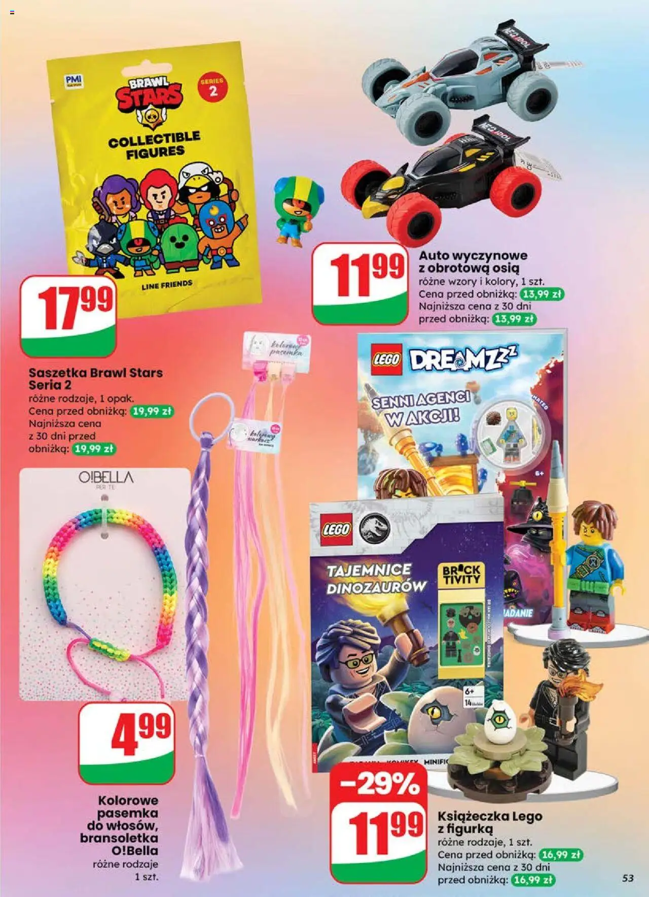 Dino Gazetka od 25.06.2025 | Strona: 53 | Produkty: Bransoletka, Lego