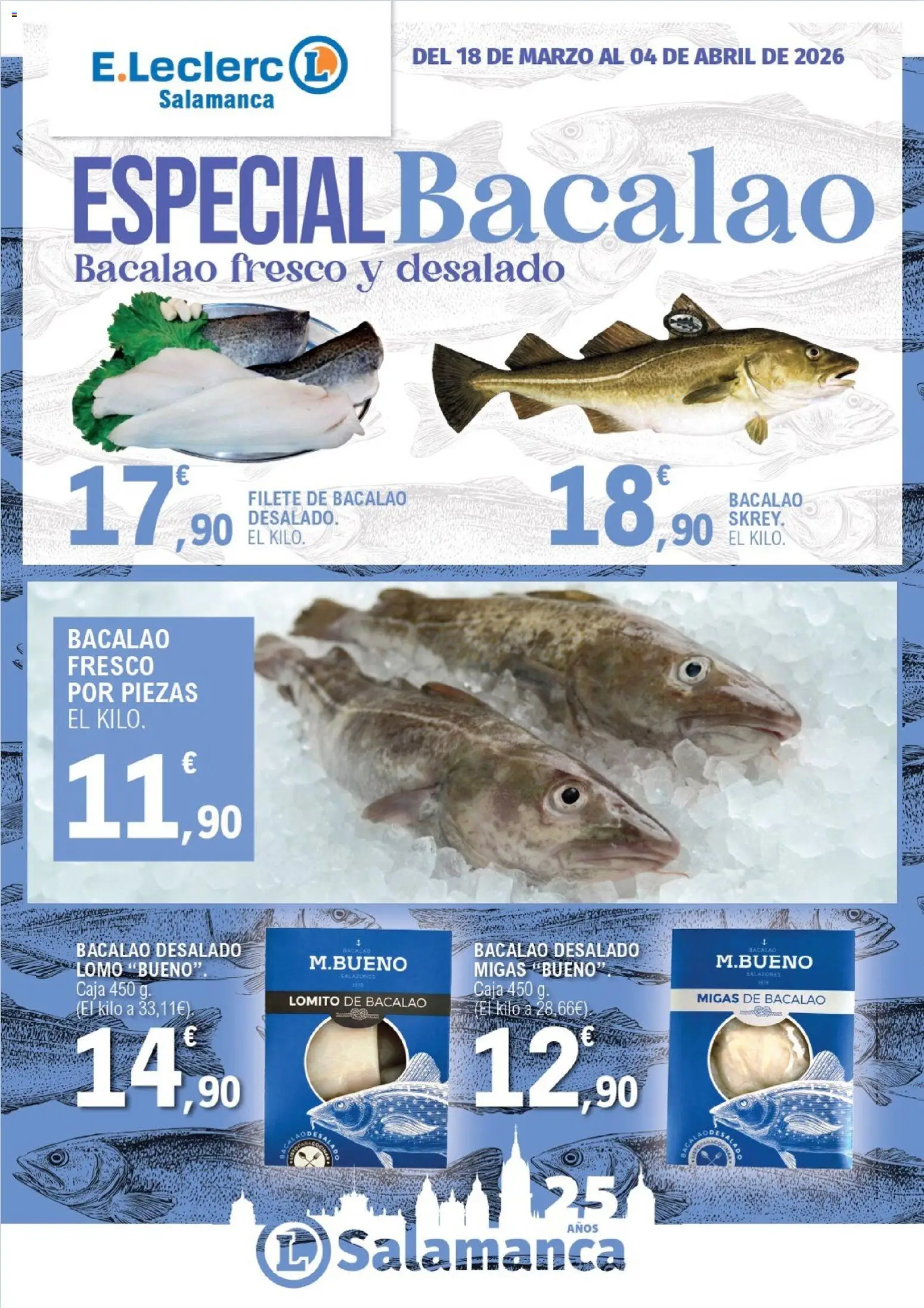 E.Leclerc folleto │ válido desde el 18.03.2026 | Página: 1 | Productos: Filete, Caja