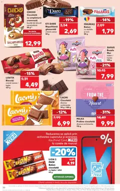 Ofertele Kaufland valabile de la 15.04.2026 | Pagină: 30 | Produse: Praline, Lapte, Rom, Stafide