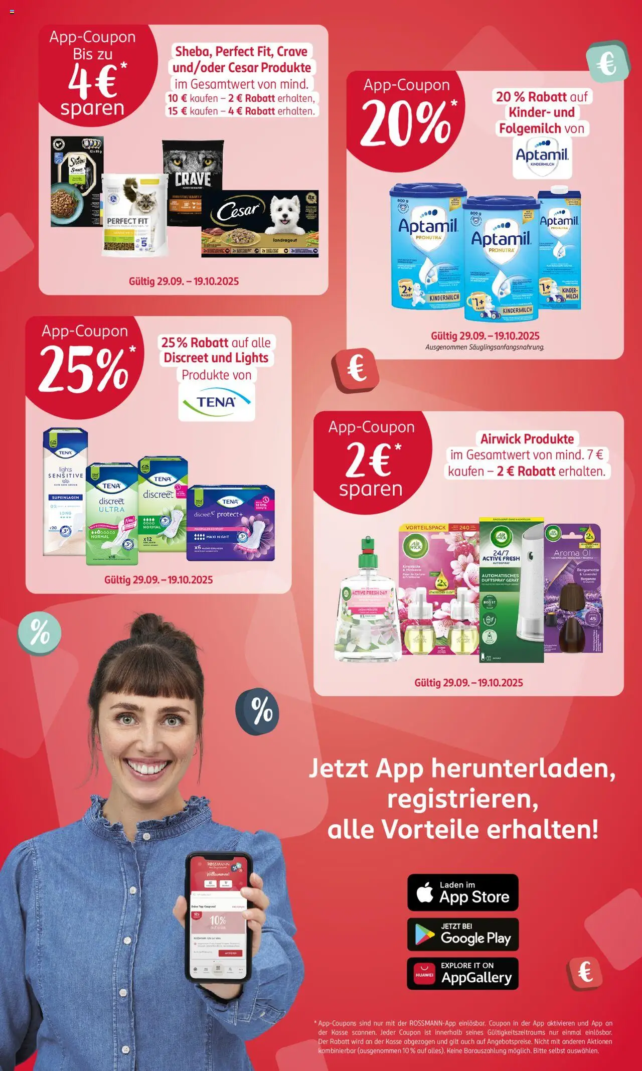 Rossmann  App-Angebote – gültig ab 04.10.2025 | Seite: 3 | Produkte: Top, Huawei, Öl, Himbeere