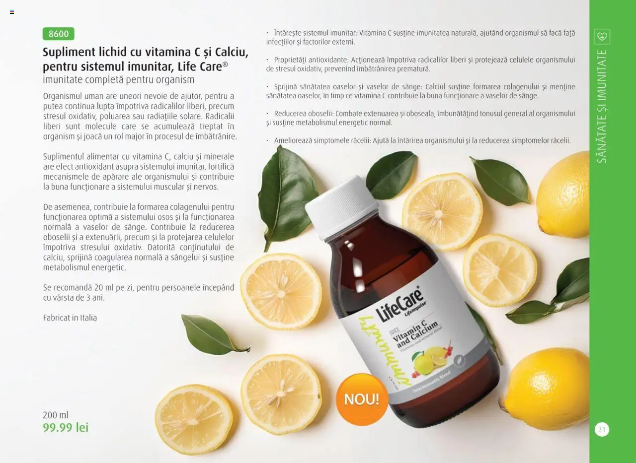 Life Care catalog - Aprilie/Octombrie – valabil de la 01.04.2025 | Pagină: 33
