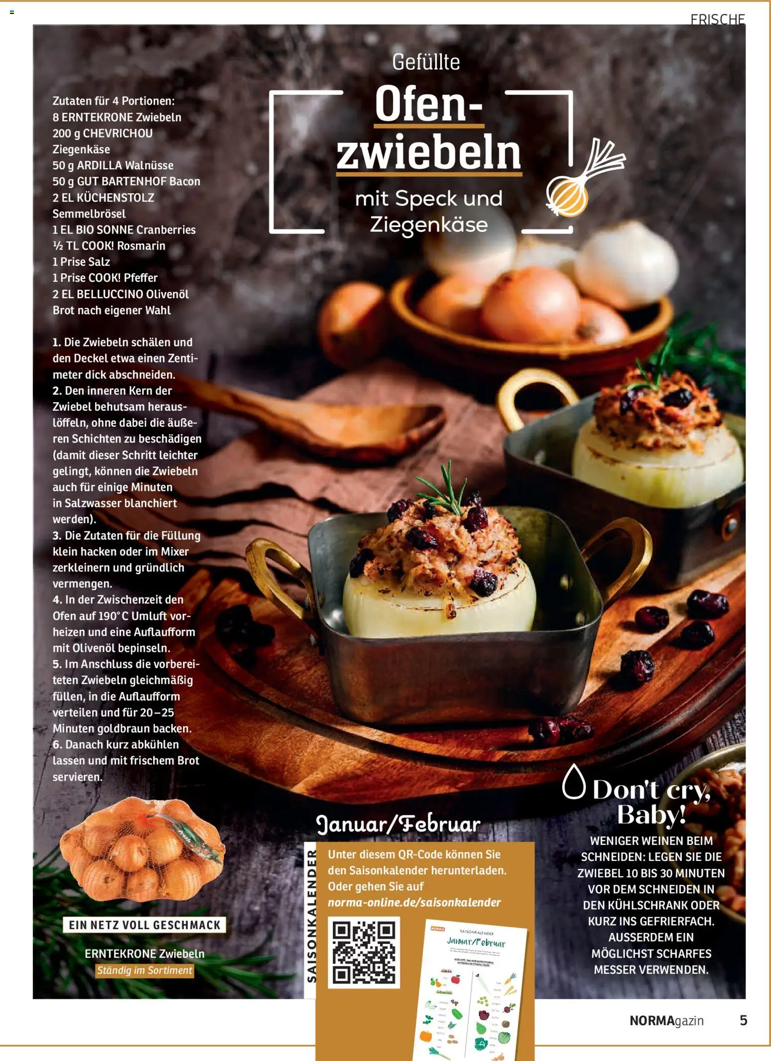 Norma NORMAgazin Januar/Februar 2026 – gültig ab 01.01.2026 | Seite: 5 | Produkte: Ofen, Walnüsse, Kühlschrank, Salz