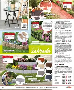 Náhled letáku Velký Košík katalog březen 2026 od 01.03.2026 | Strana: 42 | Produkty: Zahrada, Stolek