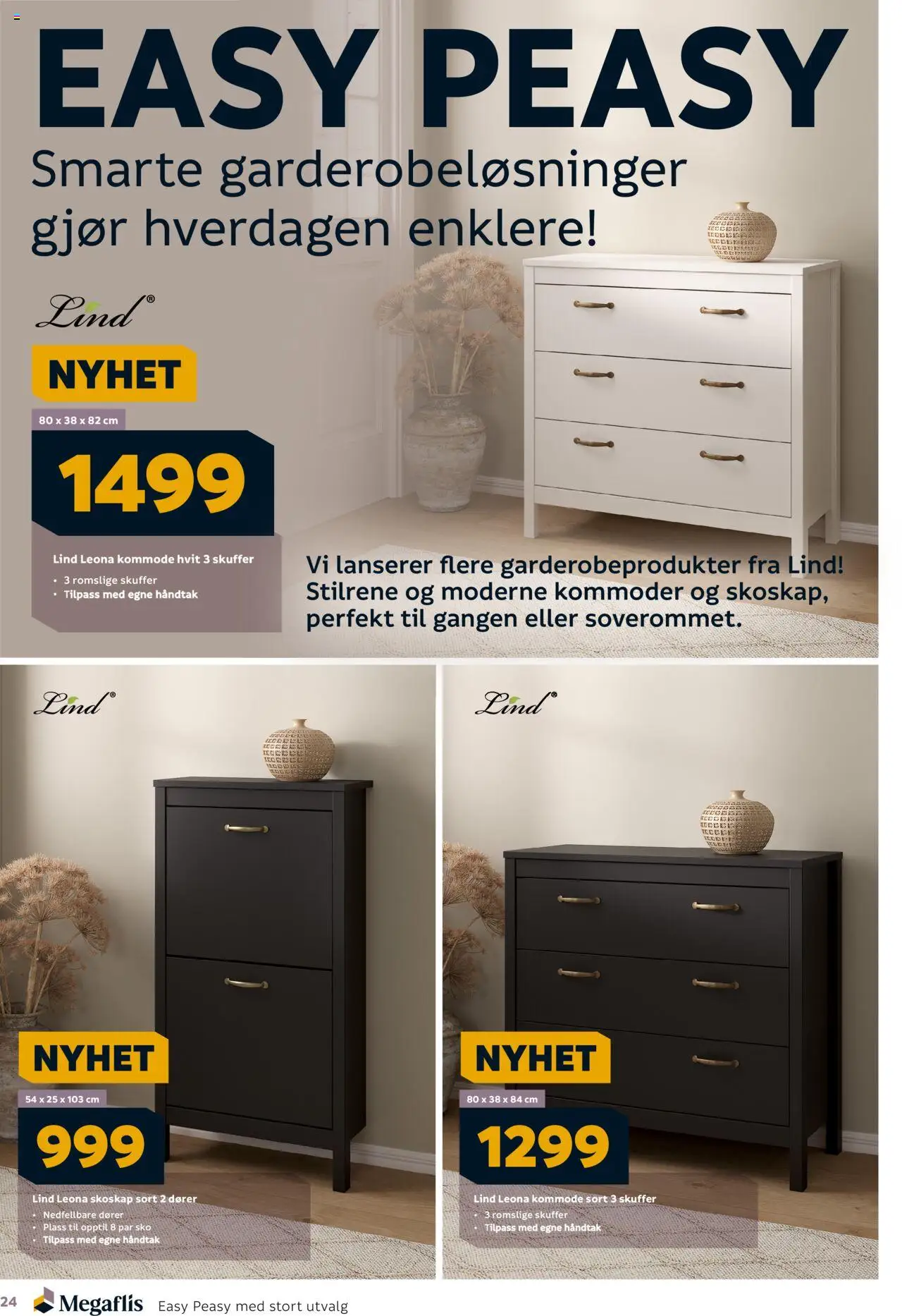  | Side: 24 | Produkter: Kommode, Skoskap, Håndtak