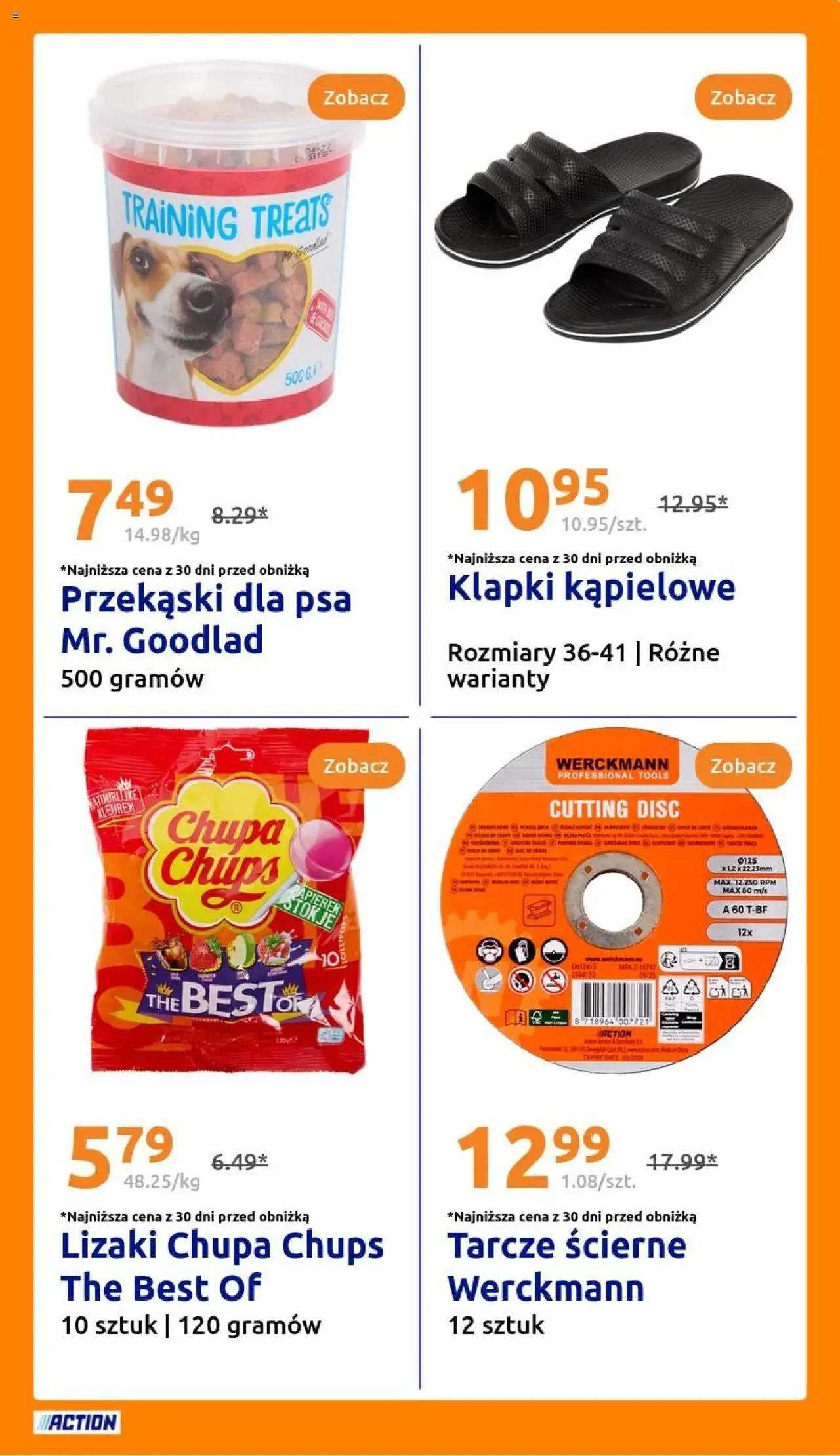 Action Gazetka od 11.06.2025 | Strona: 17 | Produkty: Klapki, Lizaki, Lizaki chupa chups