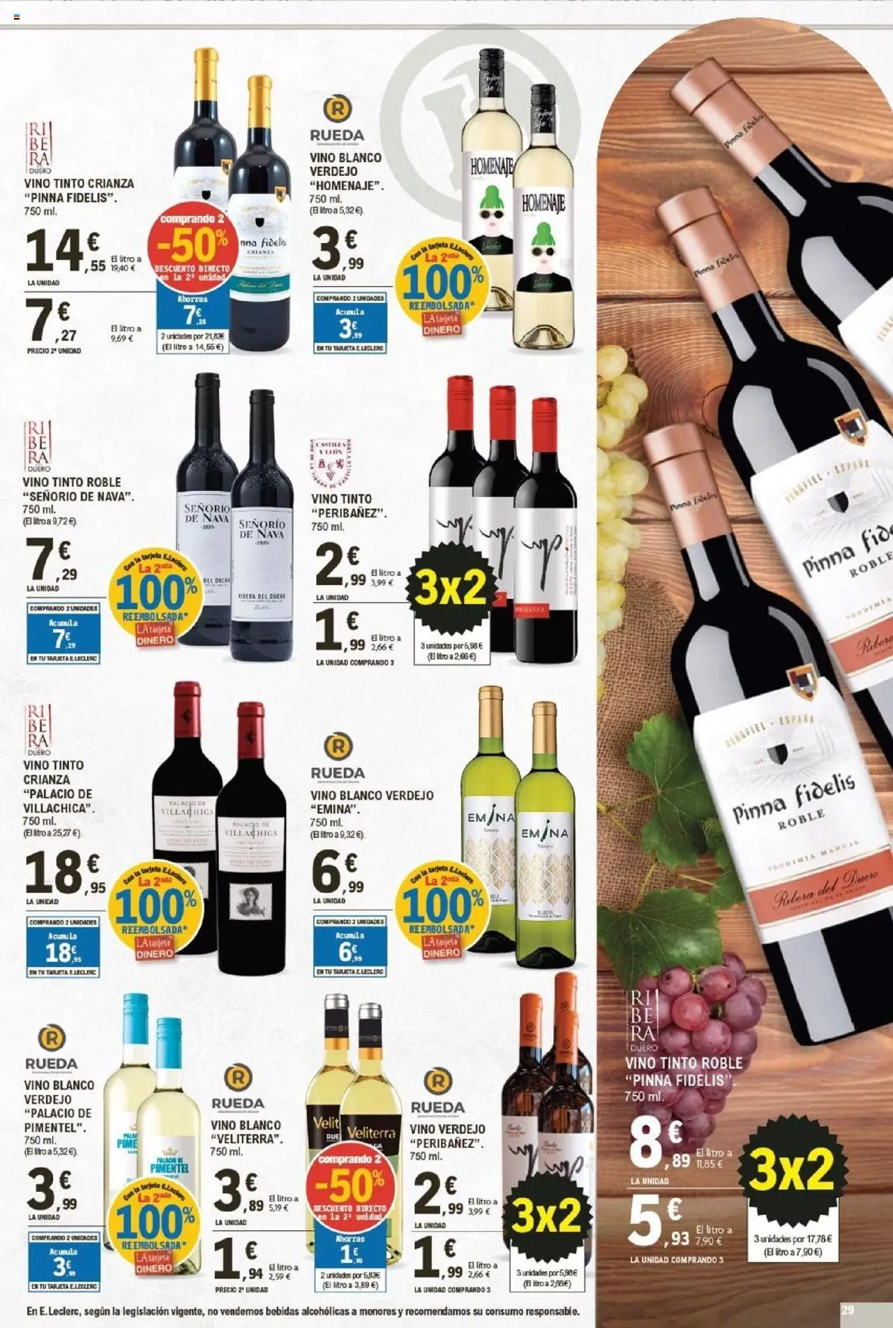 E.Leclerc folleto │ válido desde el 24.09.2025 | Página: 29 | Productos: Vino