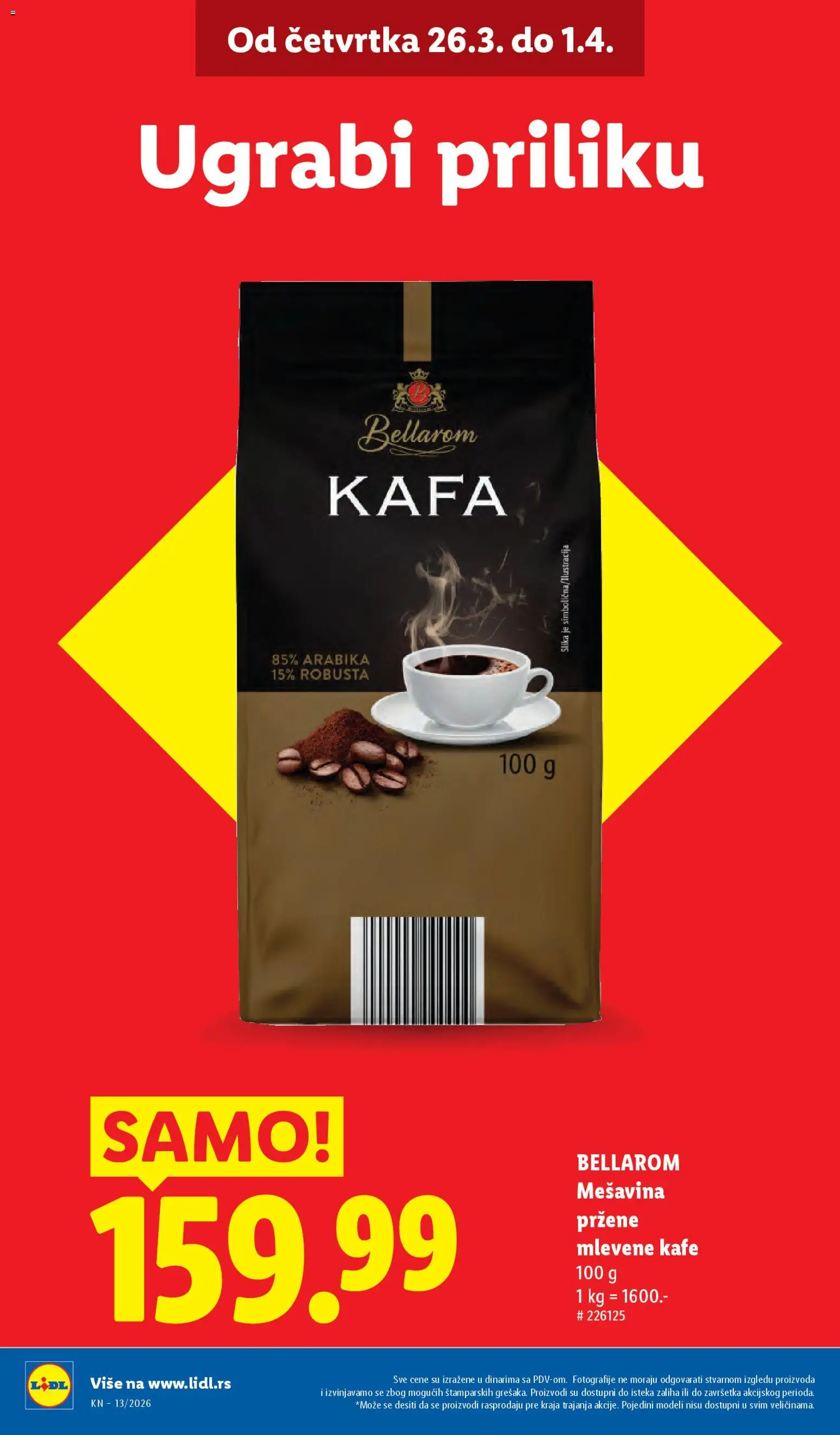 Lidl katalog - važi od 26.03.2026 | Strana: 10 | Proizvode: Kafa