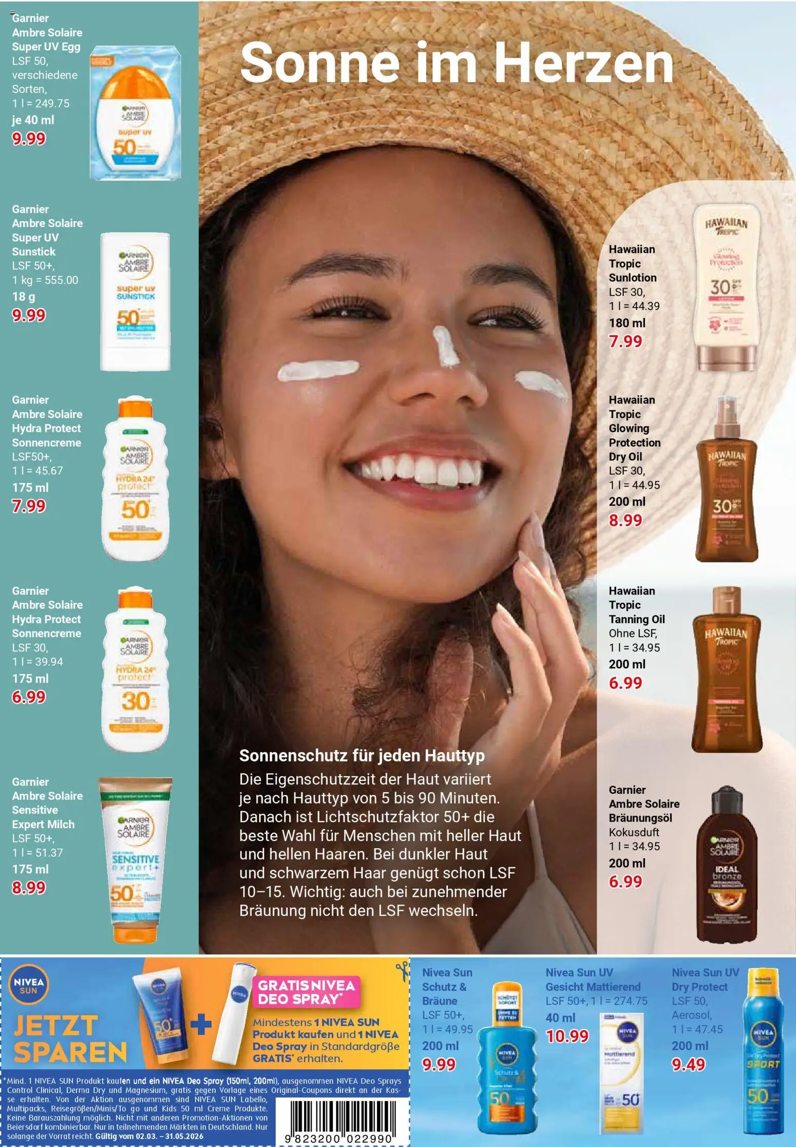 Globus Spezial – gültig ab 27.04.2026 | Seite: 2 | Produkte: Milch, Creme, Sonnencreme