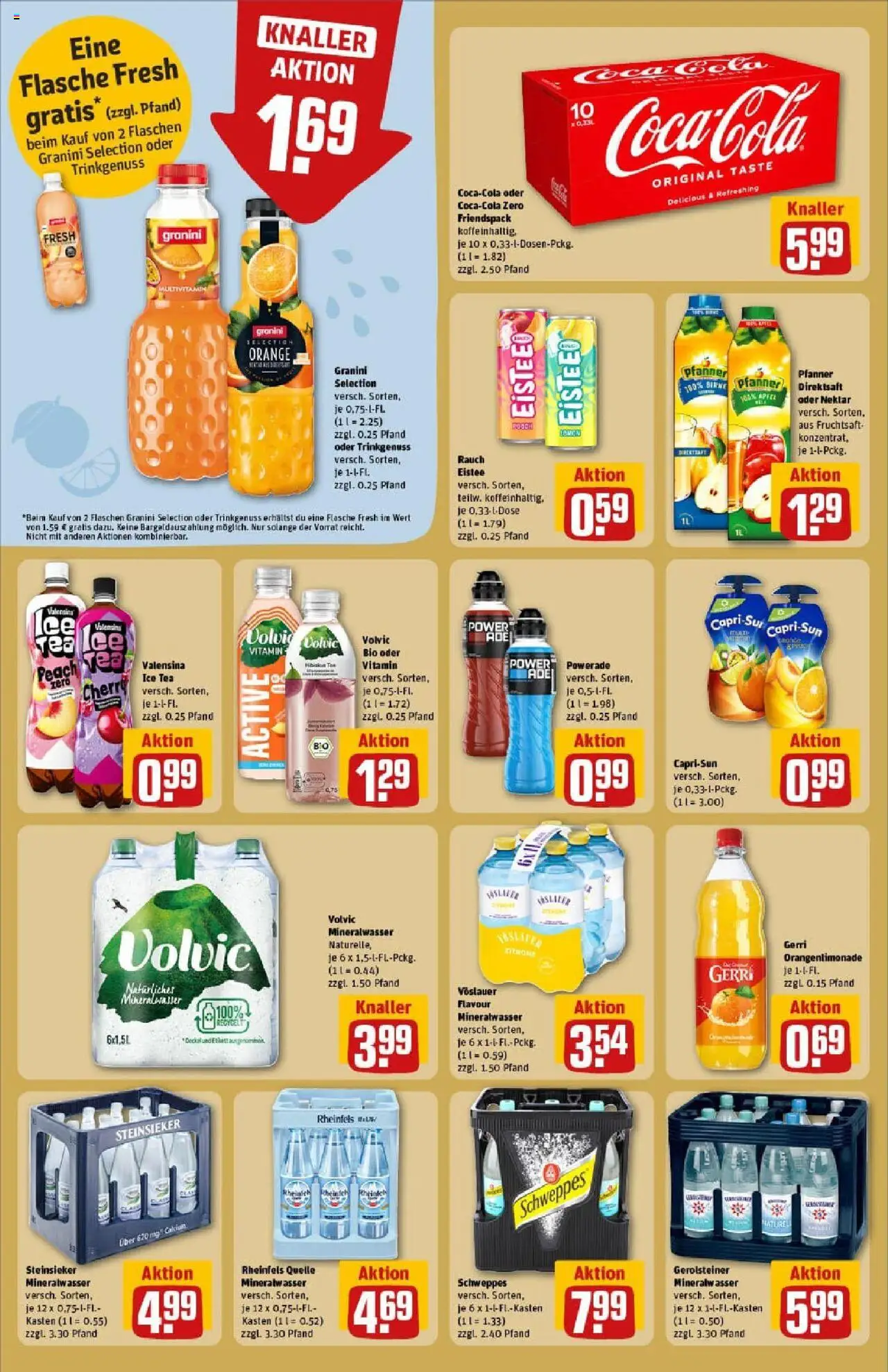 Rewe prospekt Bergneustadt	 – gültig ab 28.09.2025 | Seite: 22 | Produkte: Cola, Äpfel, Schweppes, Gerolsteiner