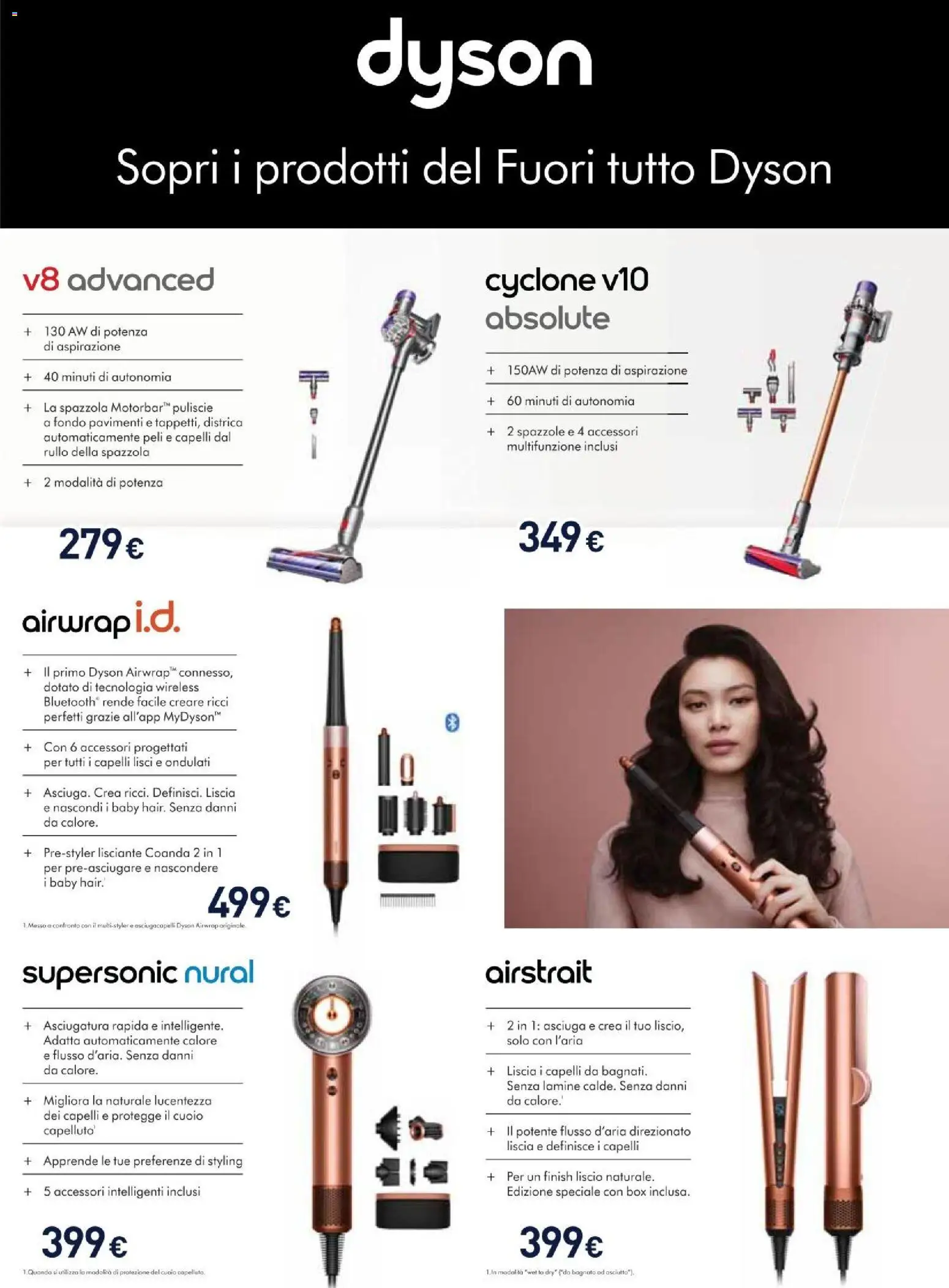 Volantino Unieuro del 29.12.2025 | Pagina: 32 | Prodotti: Spazzola, Rullo, Asciugacapelli, Dyson