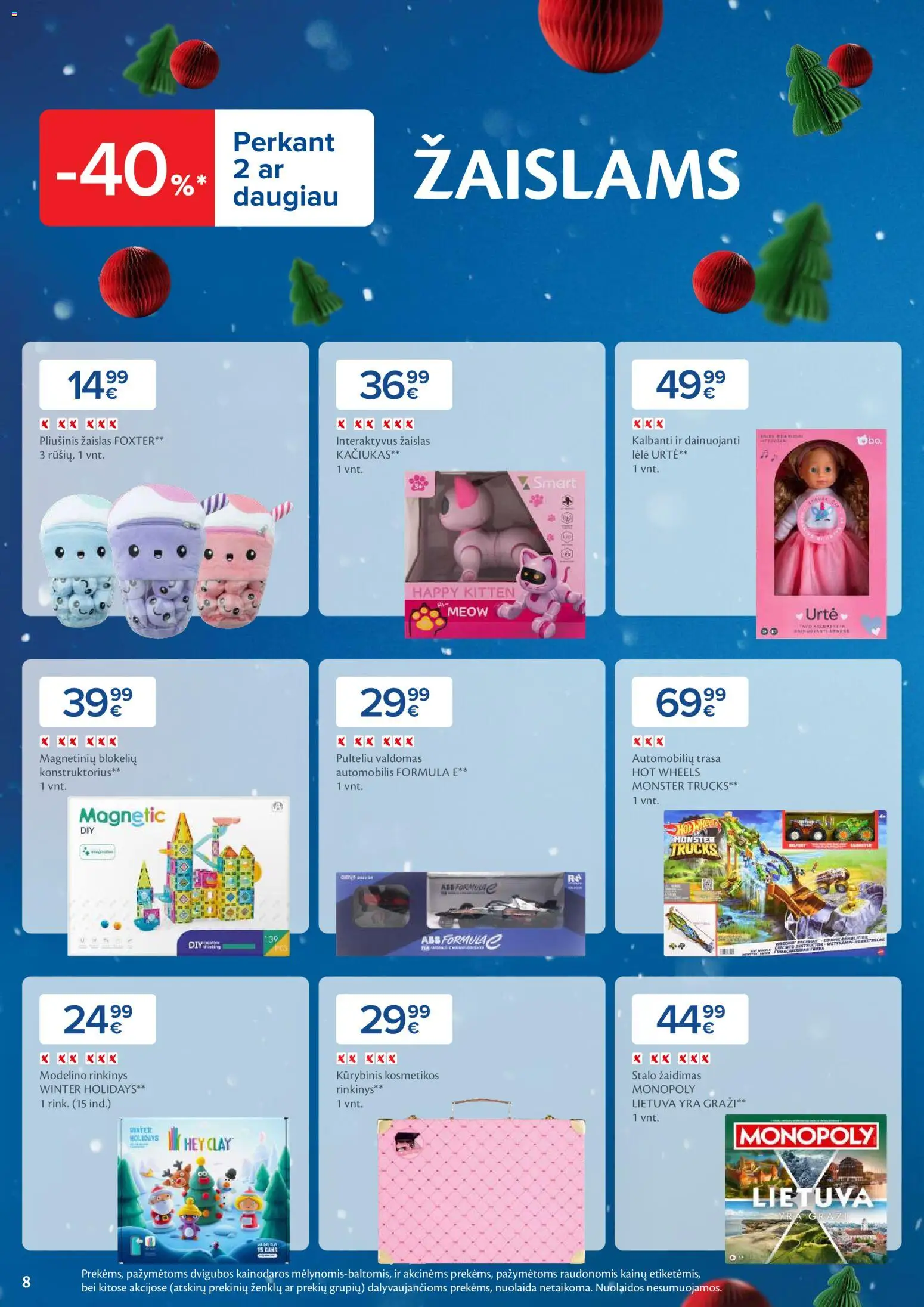 MAXIMA akcijos nuo 18.11.2025 | Puslapis: 8 | Prekių: Žaidimas