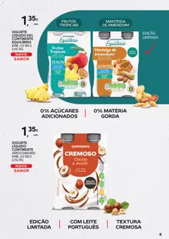 Pré-visualização Manteiga de Amendoim*, Manteiga de Amendoim válido de 11.11.2025 | Página: 5 | Produtos: Manteiga, Iogurte, Chocolate, Iogurte liquido