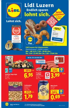 Lidl Aktionen Neueröffnung Luzern ab 23.04.2026 gültig