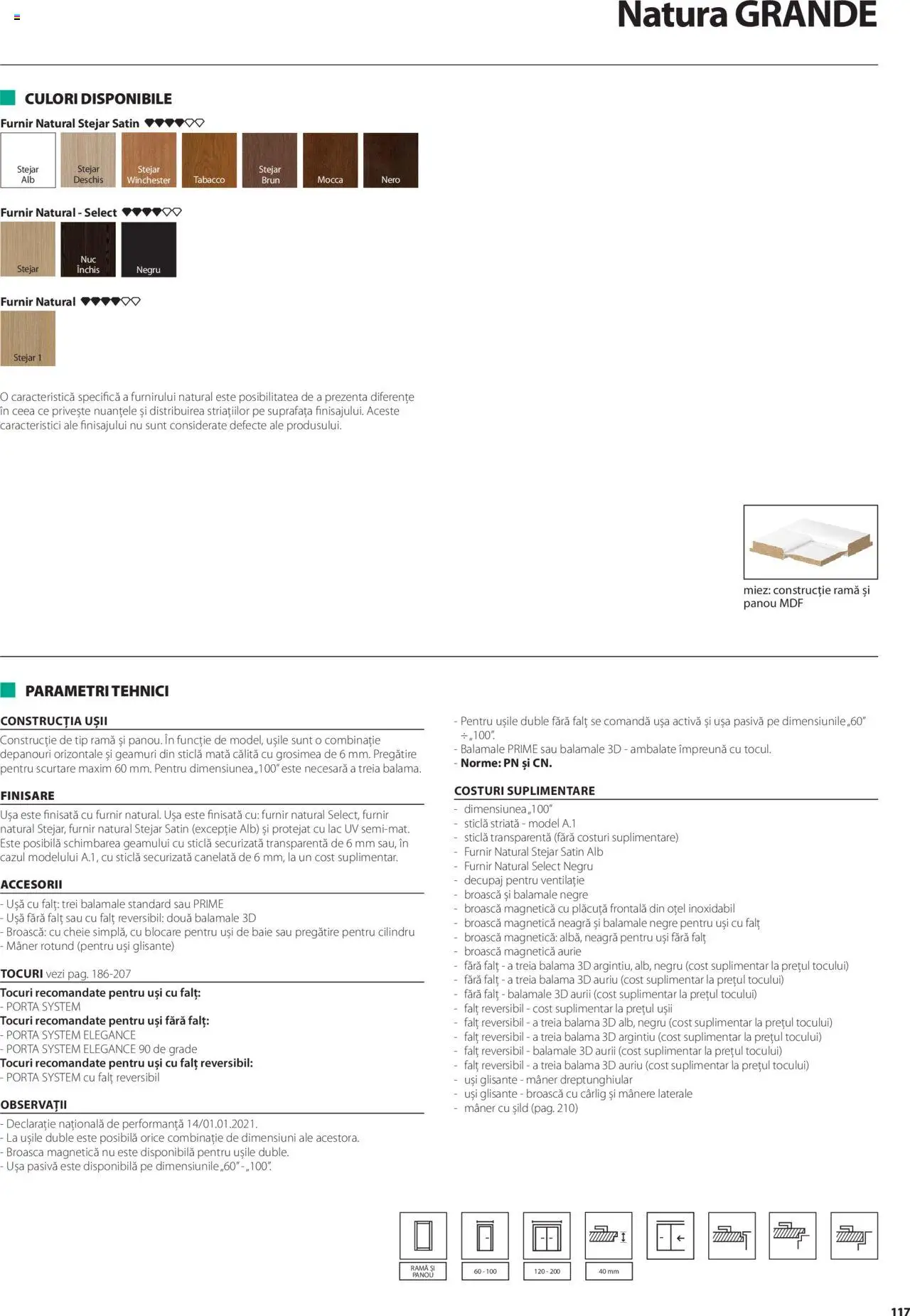 Noul catalog Proges – valabil de la 01.05.2025 | Pagină: 117 | Produse: Mâner, Ușă