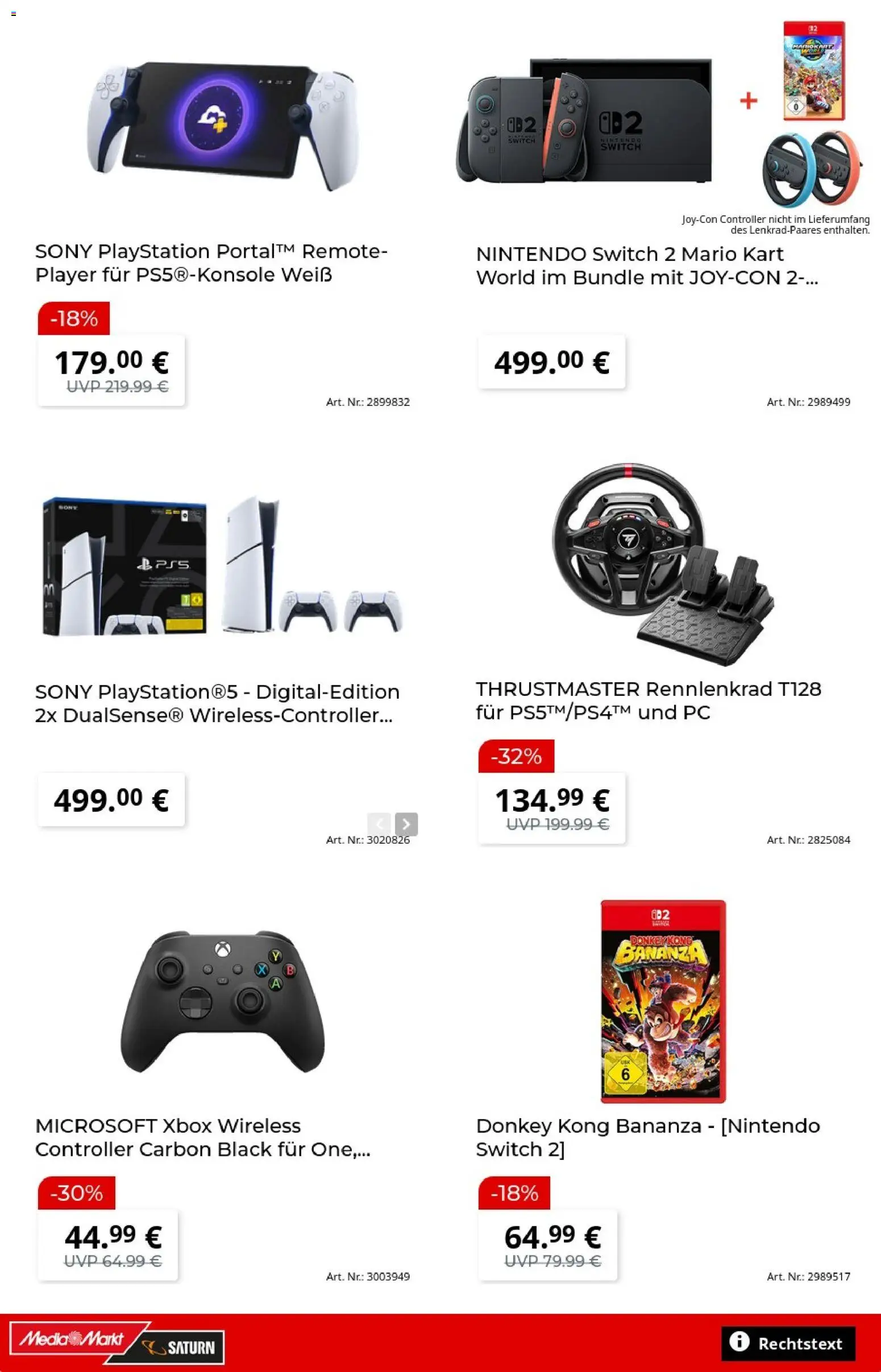 Media Markt Prospekt 	 – gültig ab 23.03.2026 | Seite: 8 | Produkte: Playstation, Sony, PC, Player