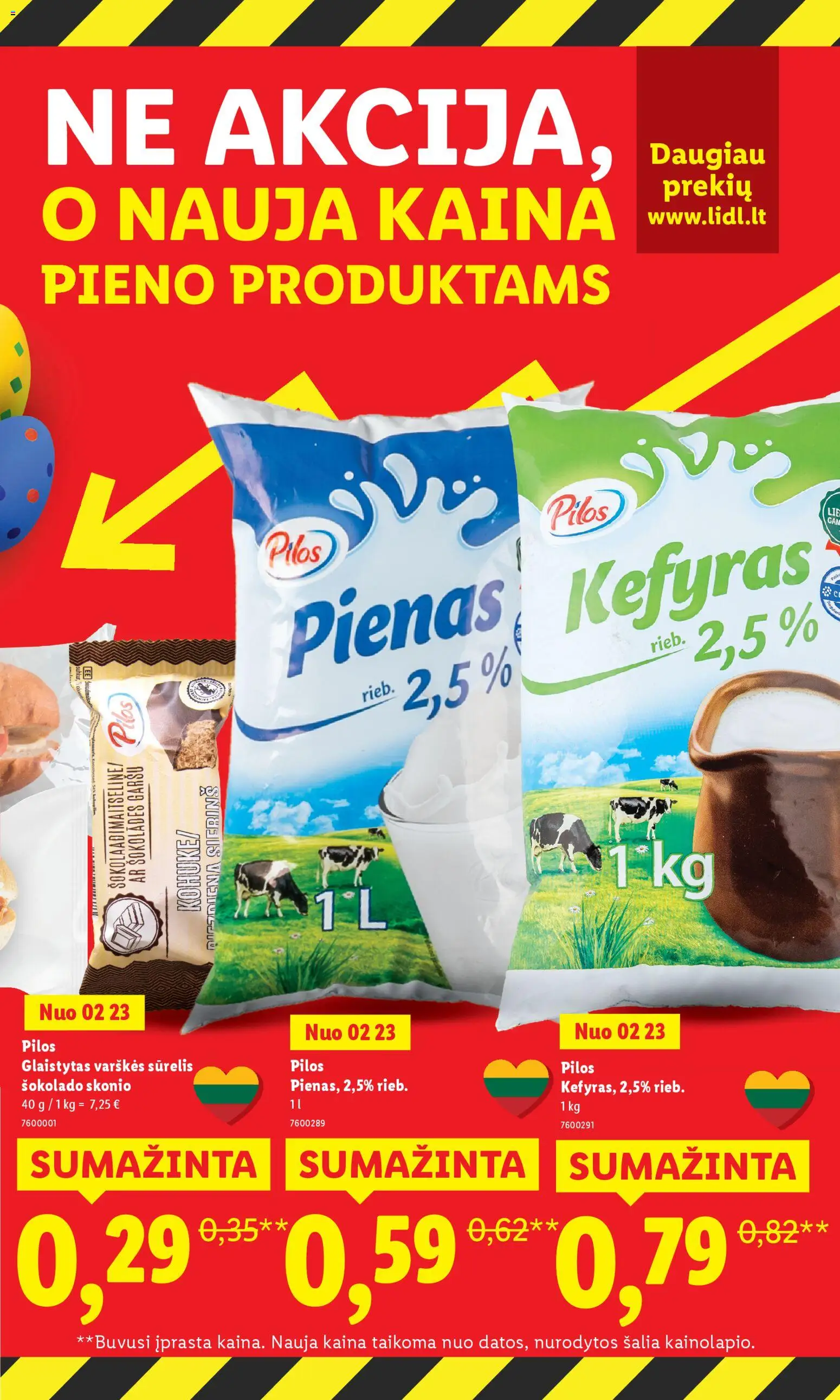 LIDL akcijos nuo 23.03.2026 | Puslapis: 25 | Prekių: Sūrelis, Pienas