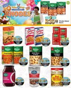 Take n Pay specials catalogue – valid from 30.03.2026 | Page: 15 | Products: Beans, Butter, Seasoning, Sauce