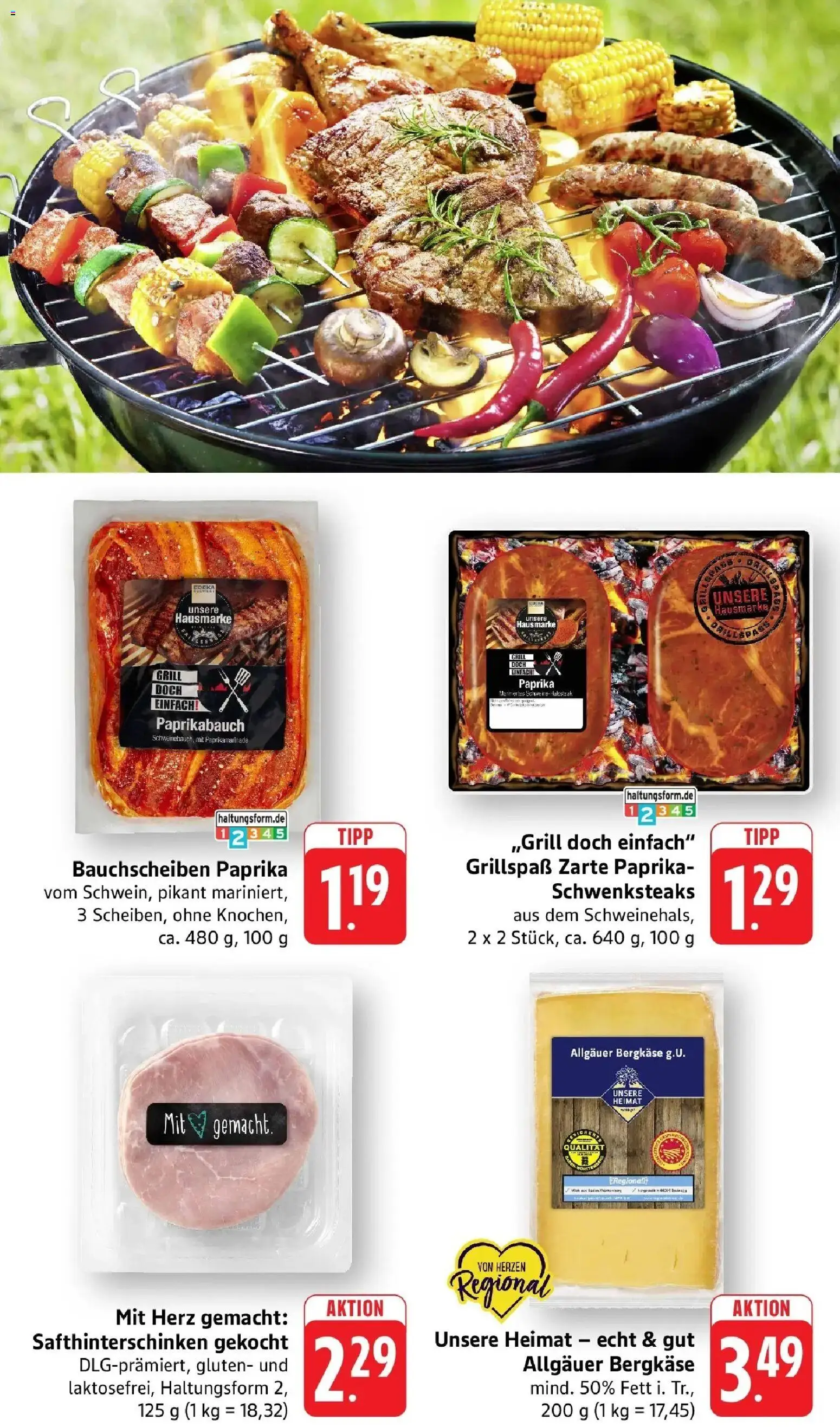 Edeka prospekt Neuhofen	 – gültig ab 05.04.2026 | Seite: 3 | Produkte: Grill, Paprika