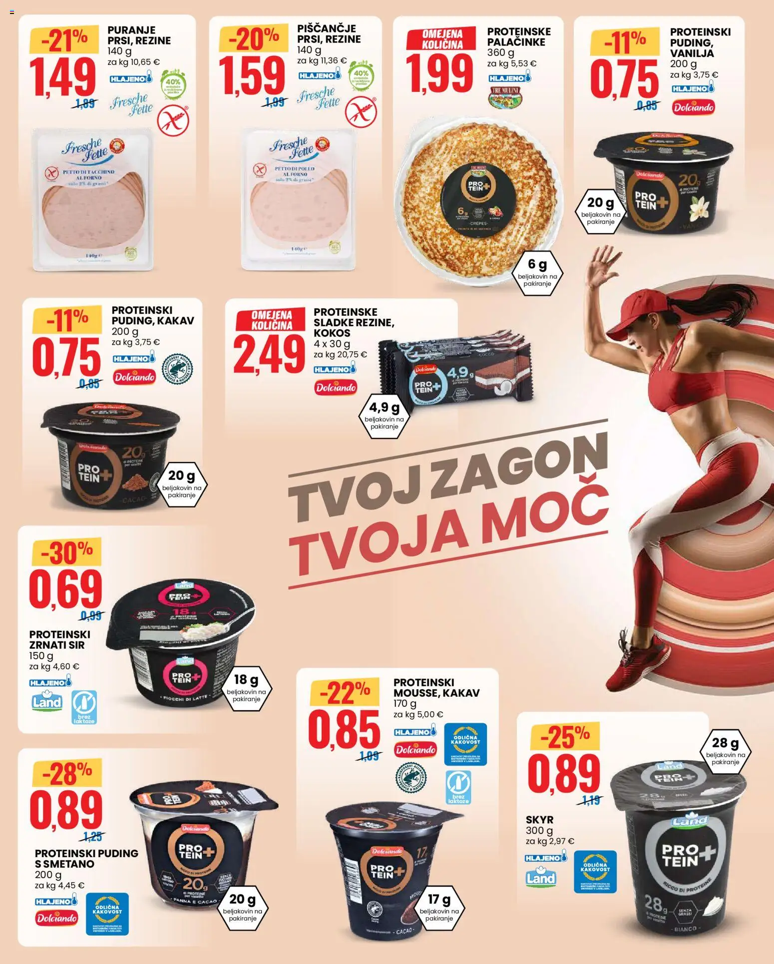 Novi Eurospin katalog ponudbe – veljaven od 03.01.2026 | Stran: 8 | Izdelki: Puding, Palačinke, Kakav, Sir
