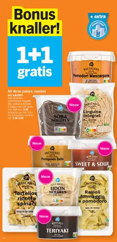 Albert Heijn folder week  / de la semaine 50 - Voorbeeld van een folder van Albert Heijn, geldig van 08.12.2025 | Pagina: 22 | Producten: Koktelcseresznye, Pasta, Knoflook, Tomaat