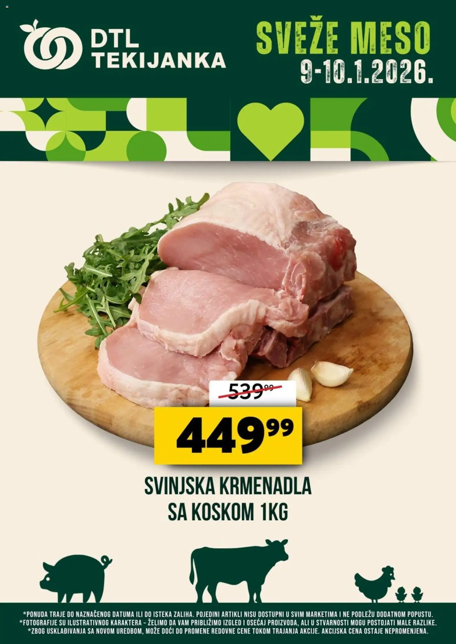 Tekijanka katalog - važi od 09.01.2026 | Strana: 1 | Proizvode: Svinjska krmenadla, Krmenadla