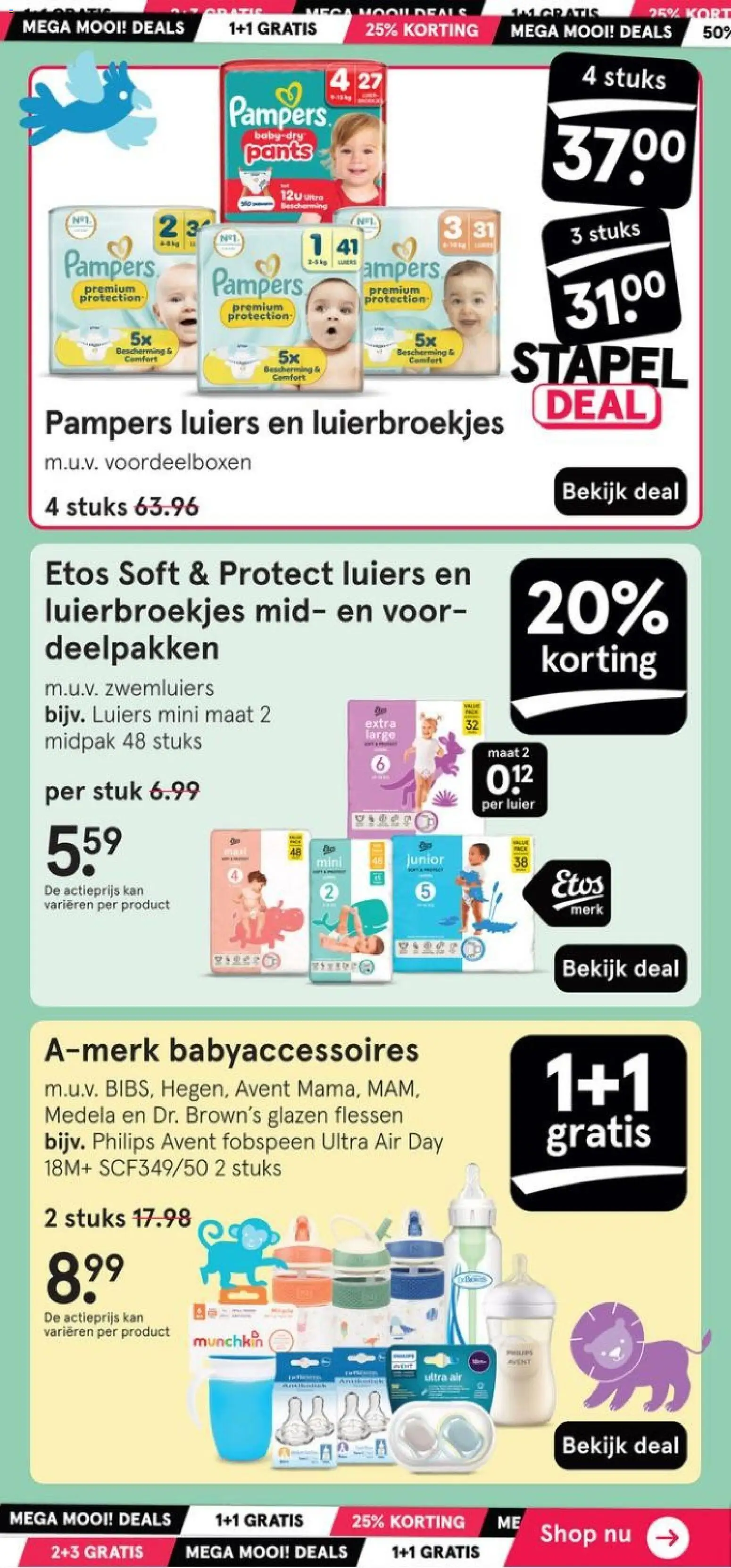 {H1} | Pagina: 10 | Producten: Kan, Pampers, La