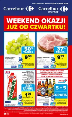 Pogląd oferty "Carrefour gazetka - Weekend okazji" - ważna od 09.04.2026