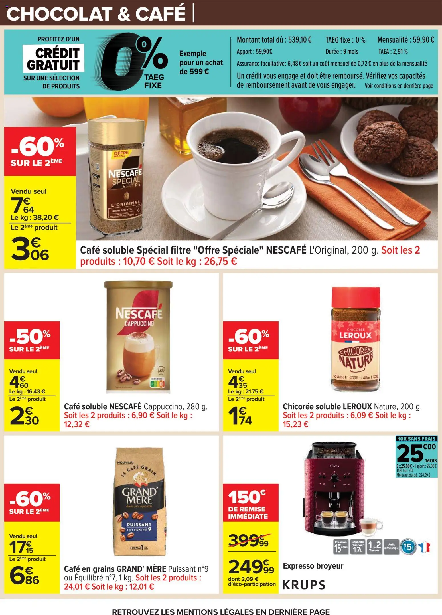 {H1} | Page: 22 | Produits: Filtre, Broyeur, Café en grains, Chocolat