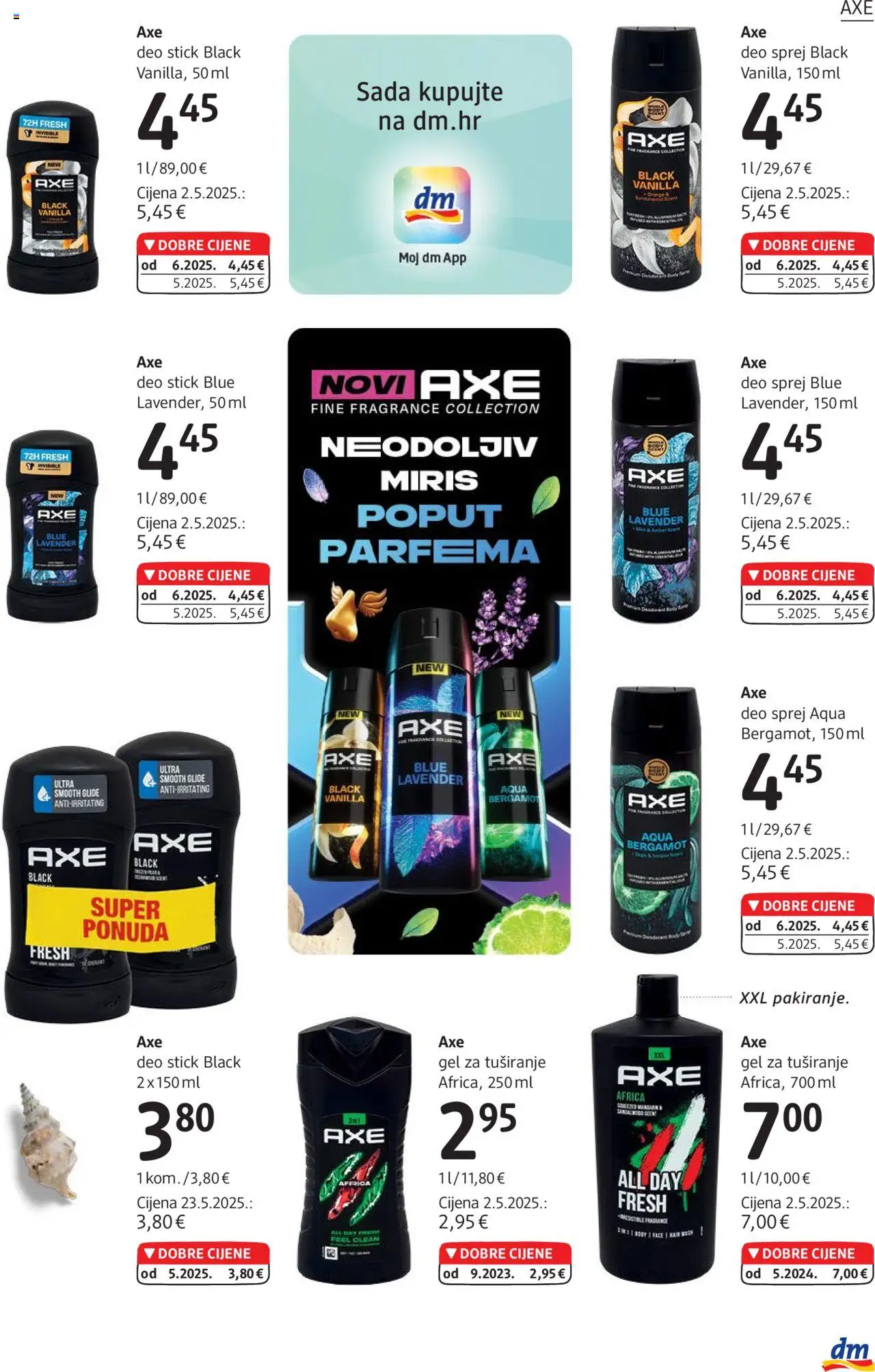 DM katalog | vrijedi od 01.08.2025 | Stranica: 9 | Proizvodi: Miris, Gel za tuširanje