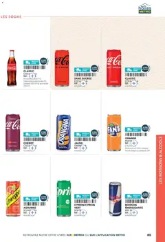 METRO - Prévisualisation de METRO - Restauration asiatique valide à partir de 28.08.2025 | Page: 85 | Produits: Sodas, Orangina, Orange, Coca cola