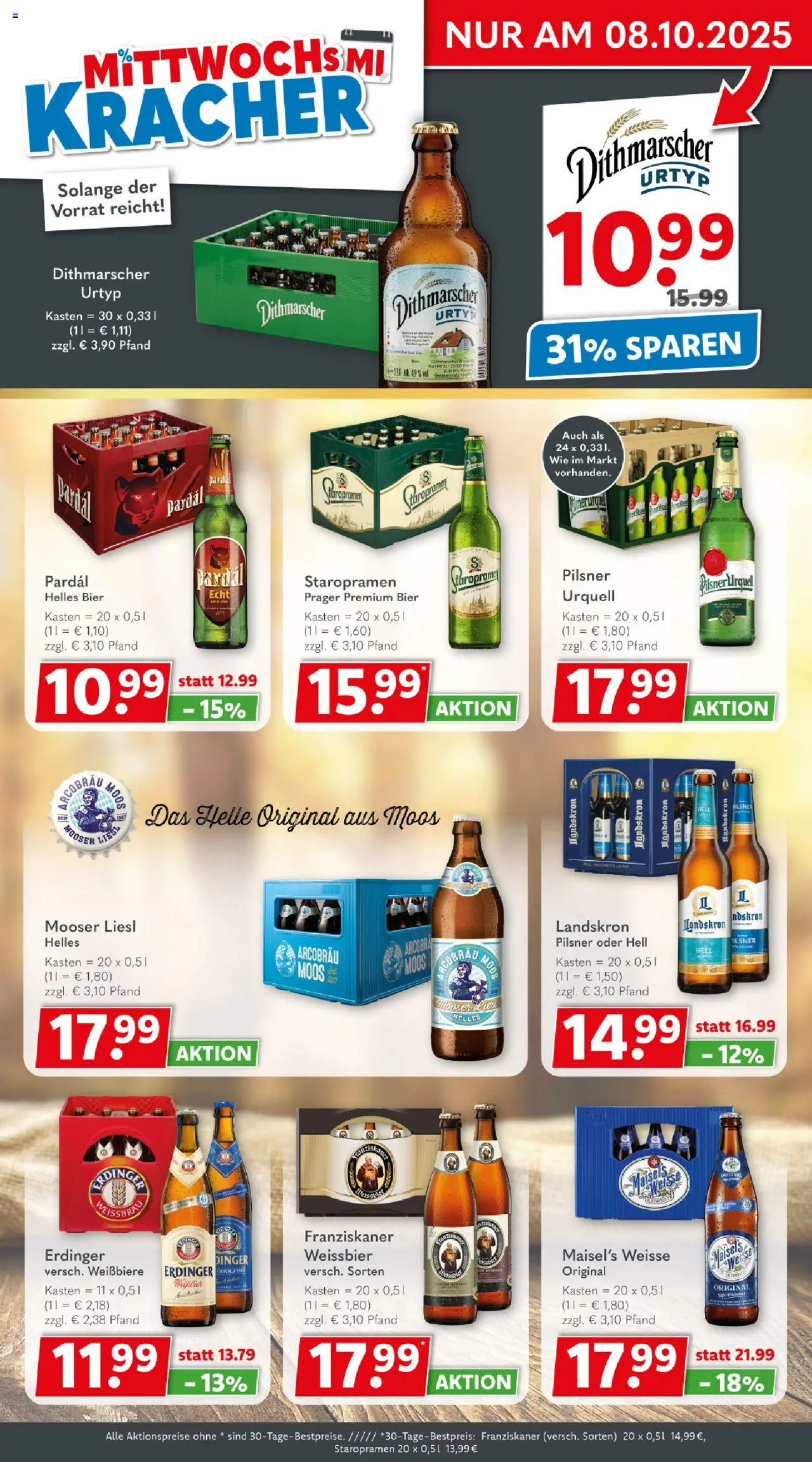 Getränkeland Prospekt 	 – gültig ab 29.09.2025 | Seite: 3 | Produkte: Franziskaner, Erdinger, Bier, Weißbier