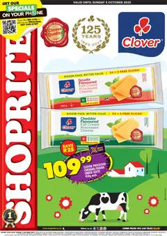 Shoprite specials catalogue – valid from 25.09.2025