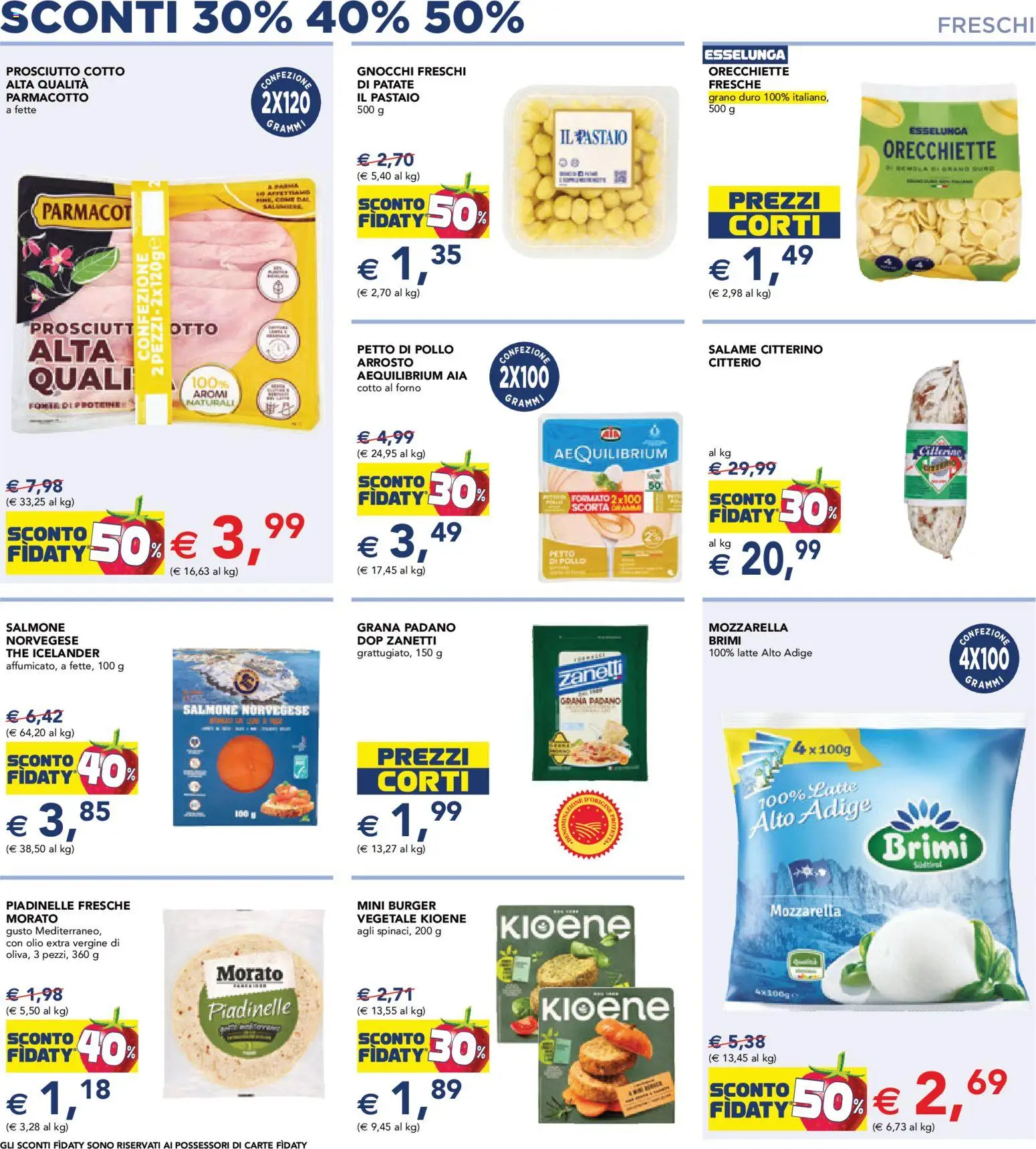 Volantino Esselunga S del 02.01.2026 | Pagina: 4 | Prodotti: Salame, Salmone, Patate, Orecchiette