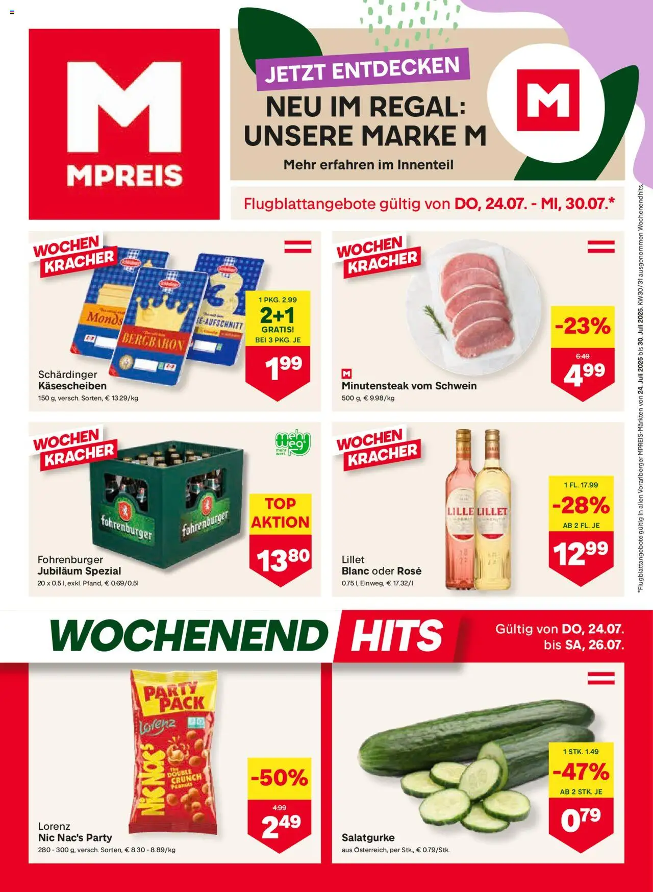 MPREIS Hohenems gültig ab 24.07.2025 | Seite: 1 | Produkte: Regal