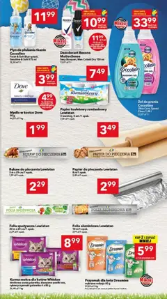 Pogląd oferty "Lewiatan gazetka - Gdańsk" - ważna od 26.03.2026 | Strona: 15 | Produkty: Galaretka, Papier do pieczenia, Płyn do płukania tkanin, Mydło