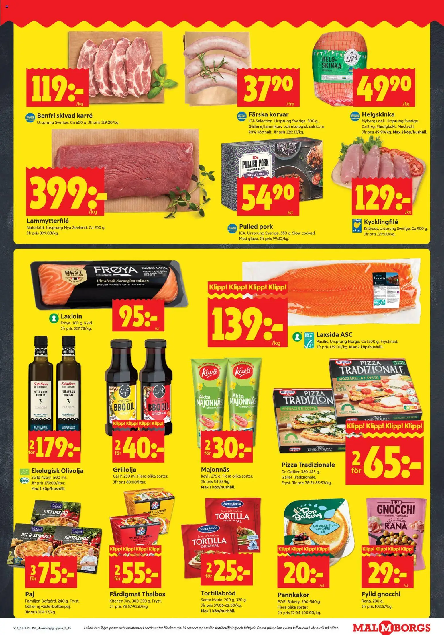 ICA Kvantum reklamblad aktuell från 23.03.2026 | Sida: 5 | Produkter: Kvarn, Tortilla, Majonnäs, Pesto